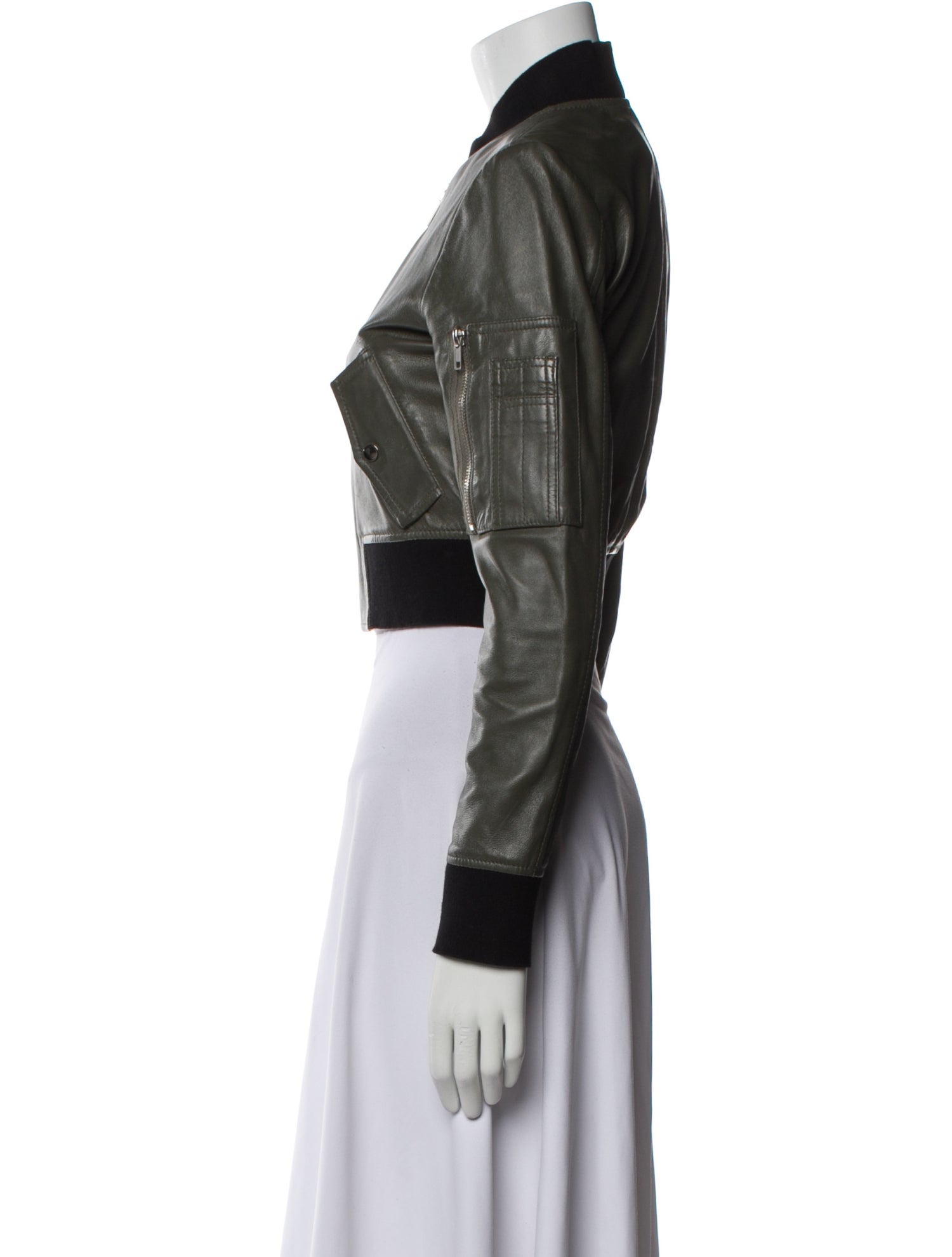 Walter Baker Leather Bomber Jacket