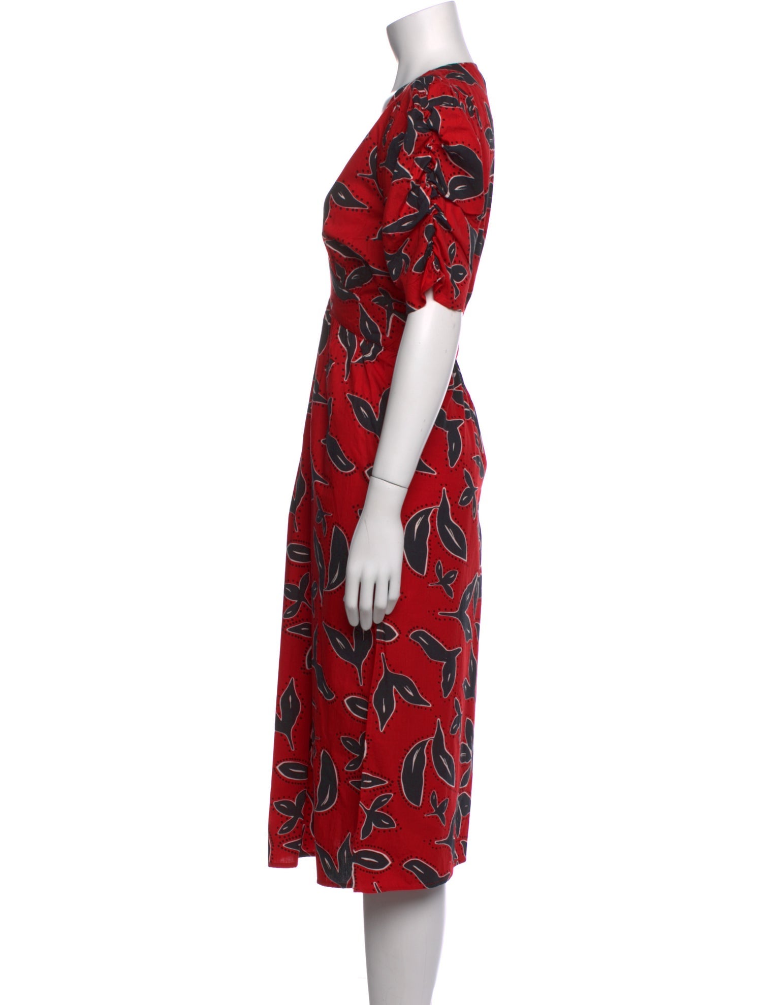 Walter Baker Printed Midi Length Dress