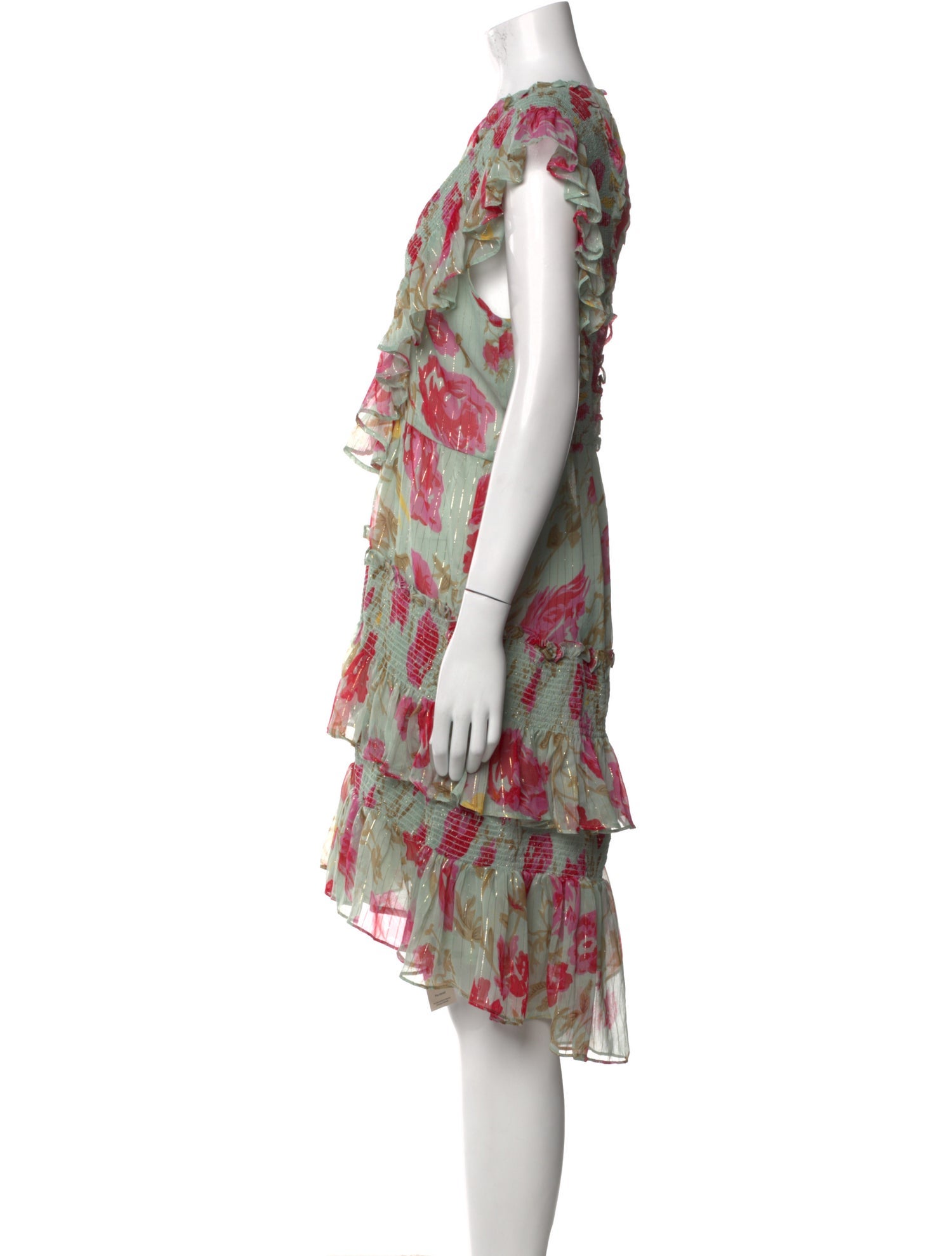 Walter Baker Printed Midi Length Dress