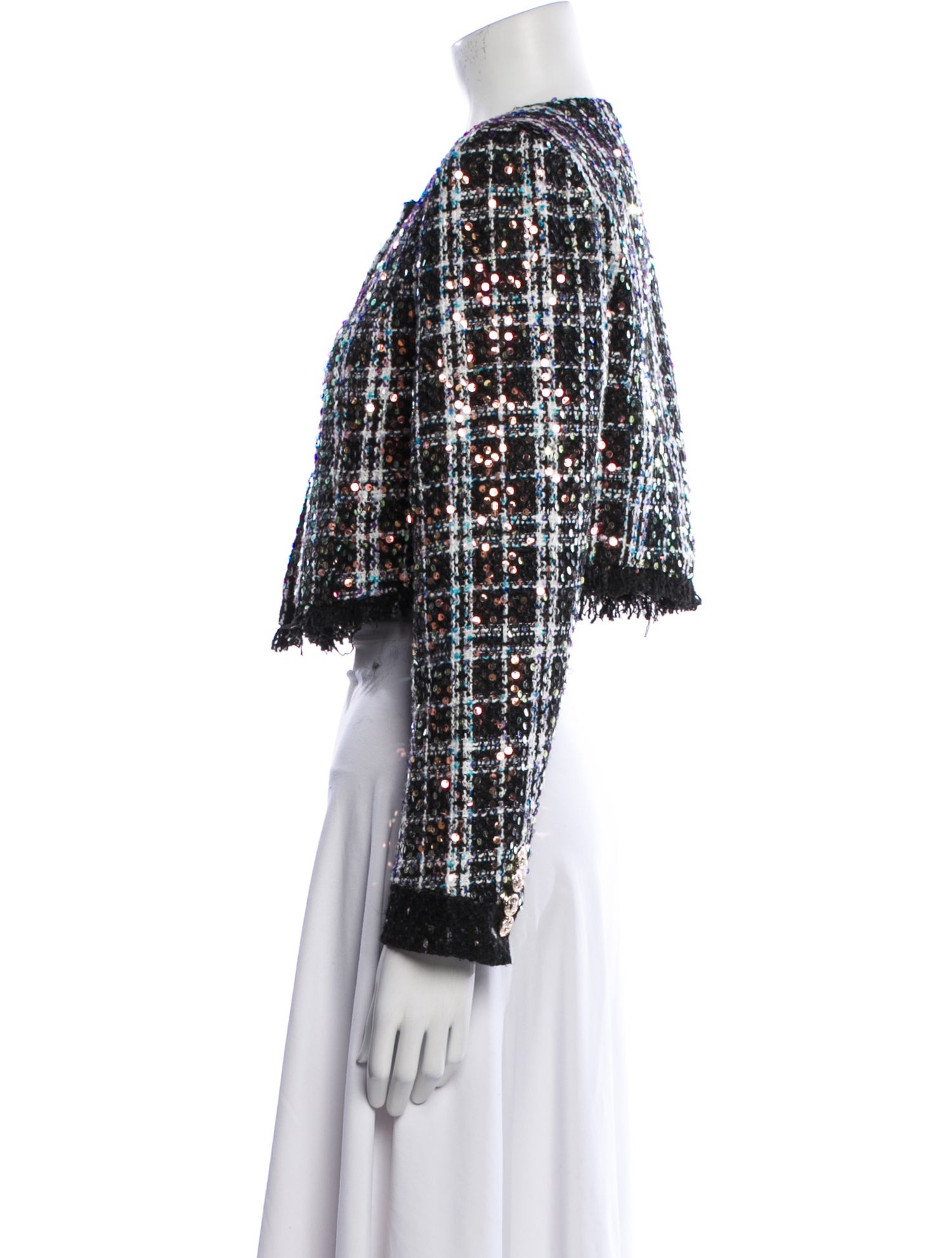 Walter Baker Alessia Tweed Pattern Bolero w/ Tags
