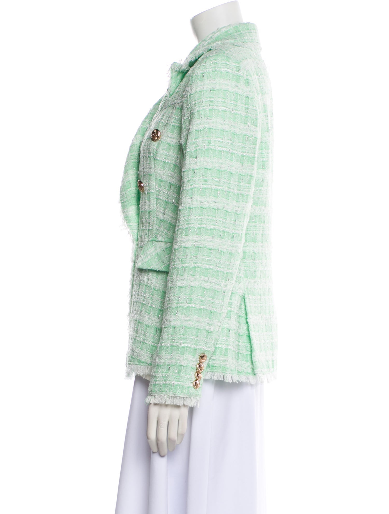 Walter Baker Plaid Print Blazer