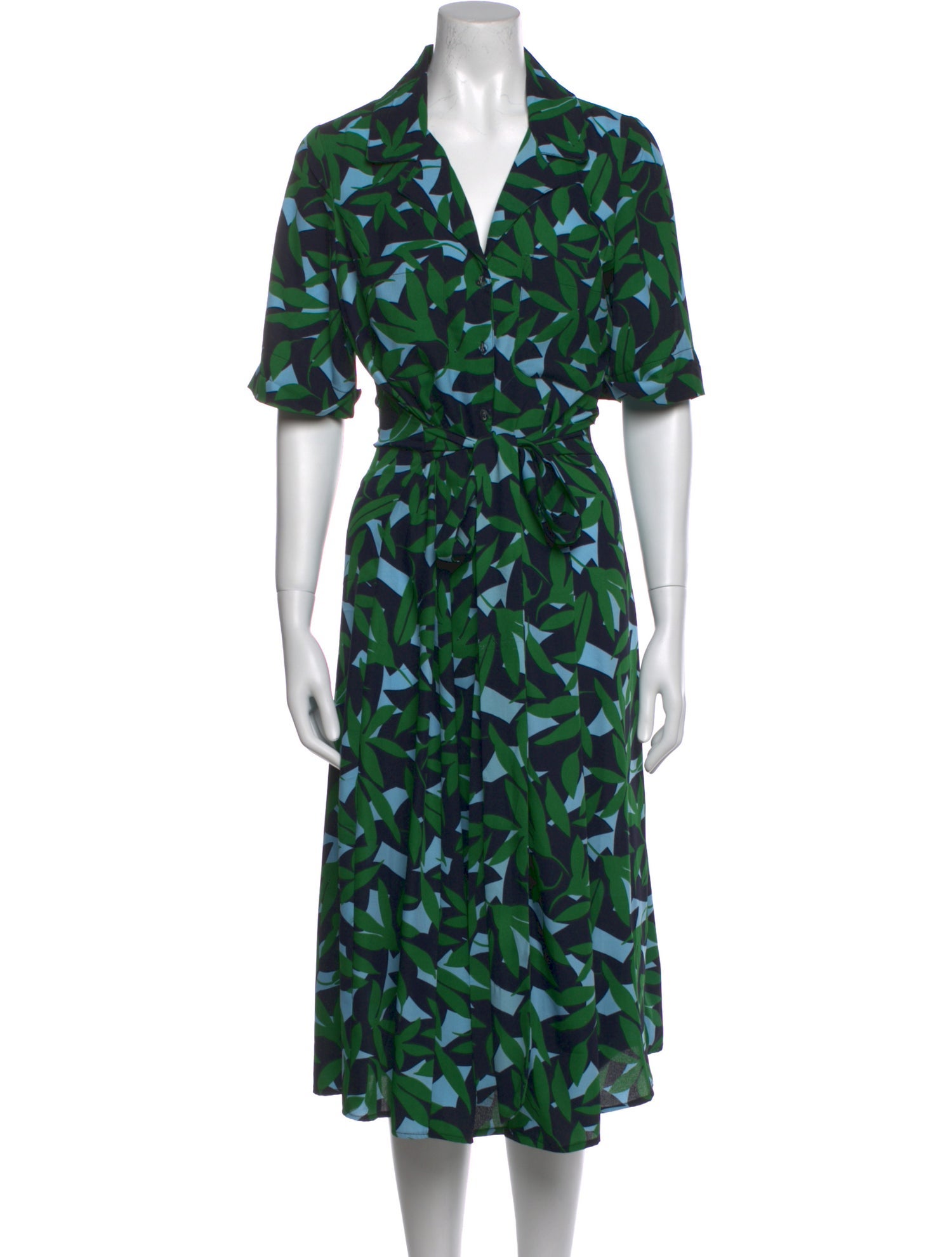 Walter Baker Printed Midi Length Dress