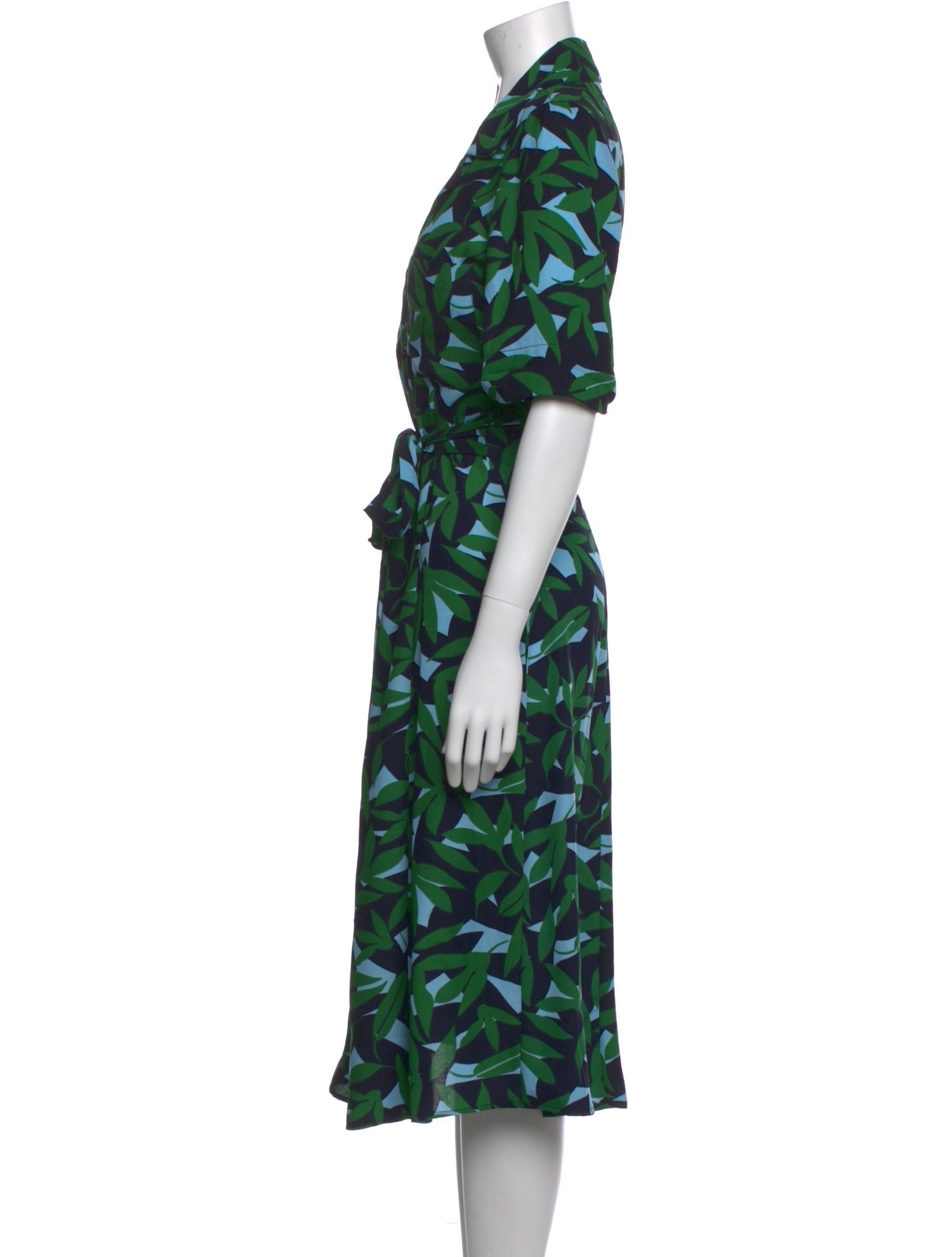 Walter Baker Printed Midi Length Dress
