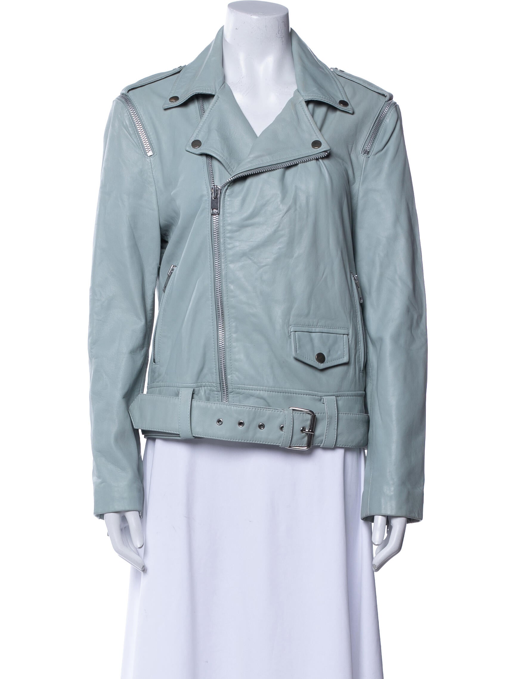 Walter Baker Lamb Leather Biker Jacket