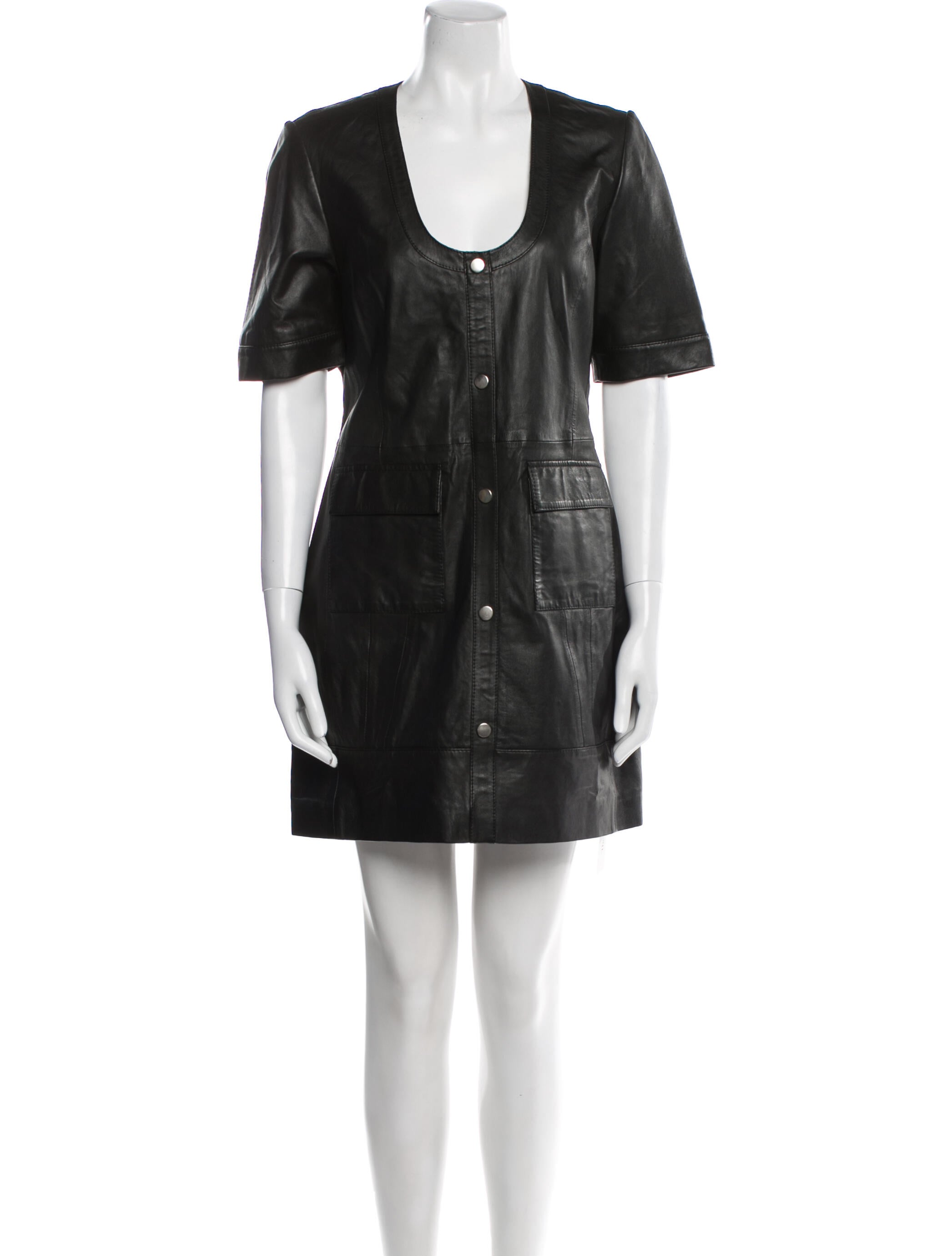 Walter Baker Leather Mini Dress