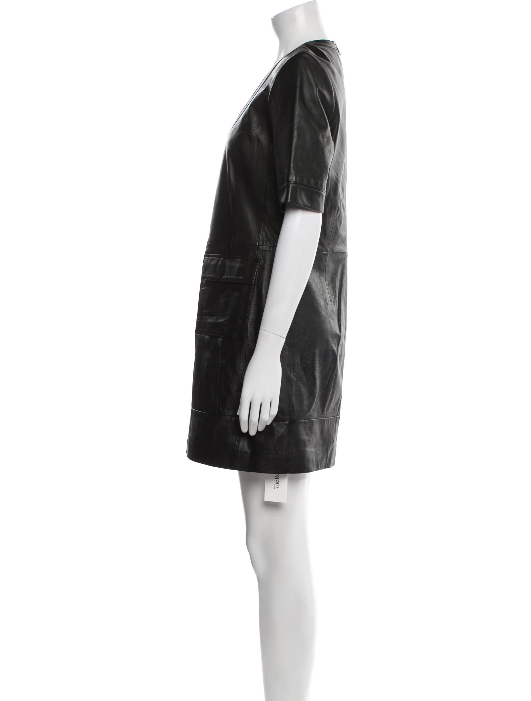 Walter Baker Leather Mini Dress