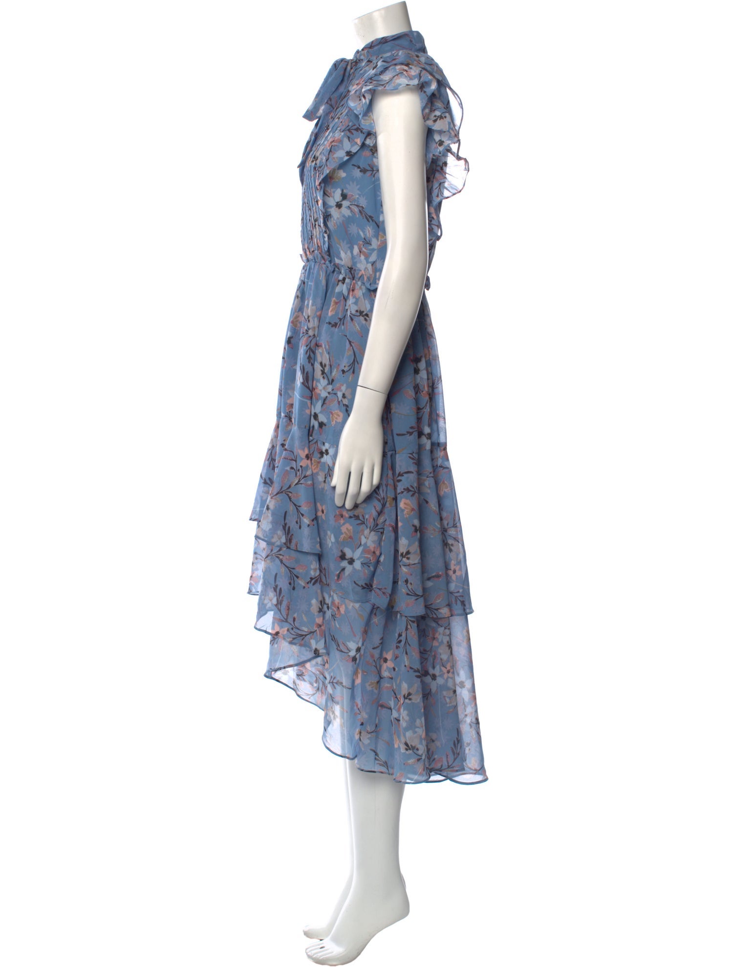 Walter Baker Floral Print Long Dress w/ Tags