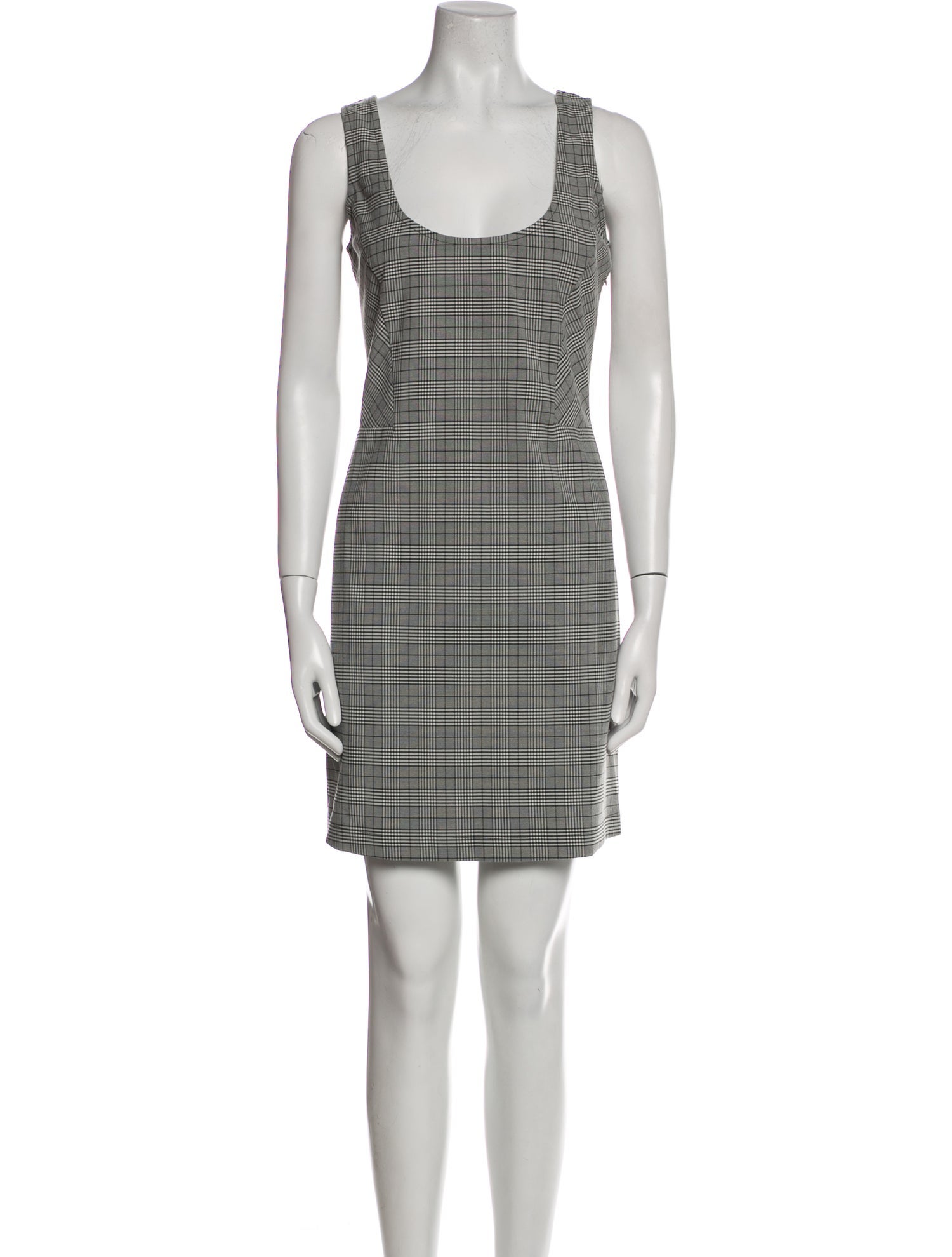 Walter Baker Plaid Print Mini Dress