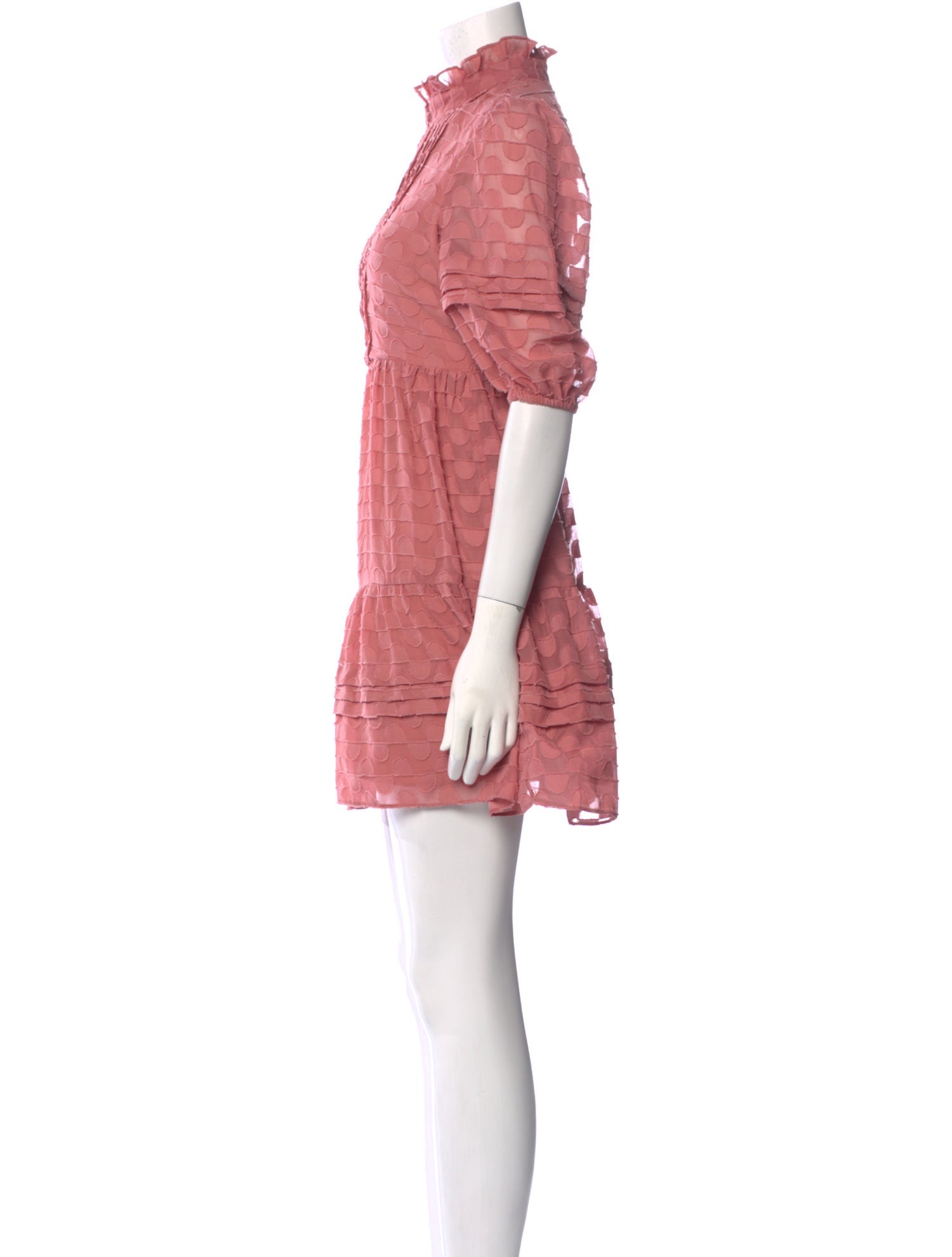 Walter Baker Polka Dot Print Mini Dress