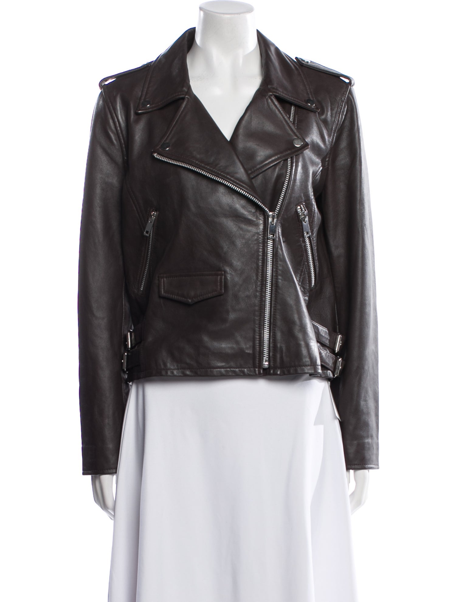 Walter Baker Lamb Leather Biker Jacket