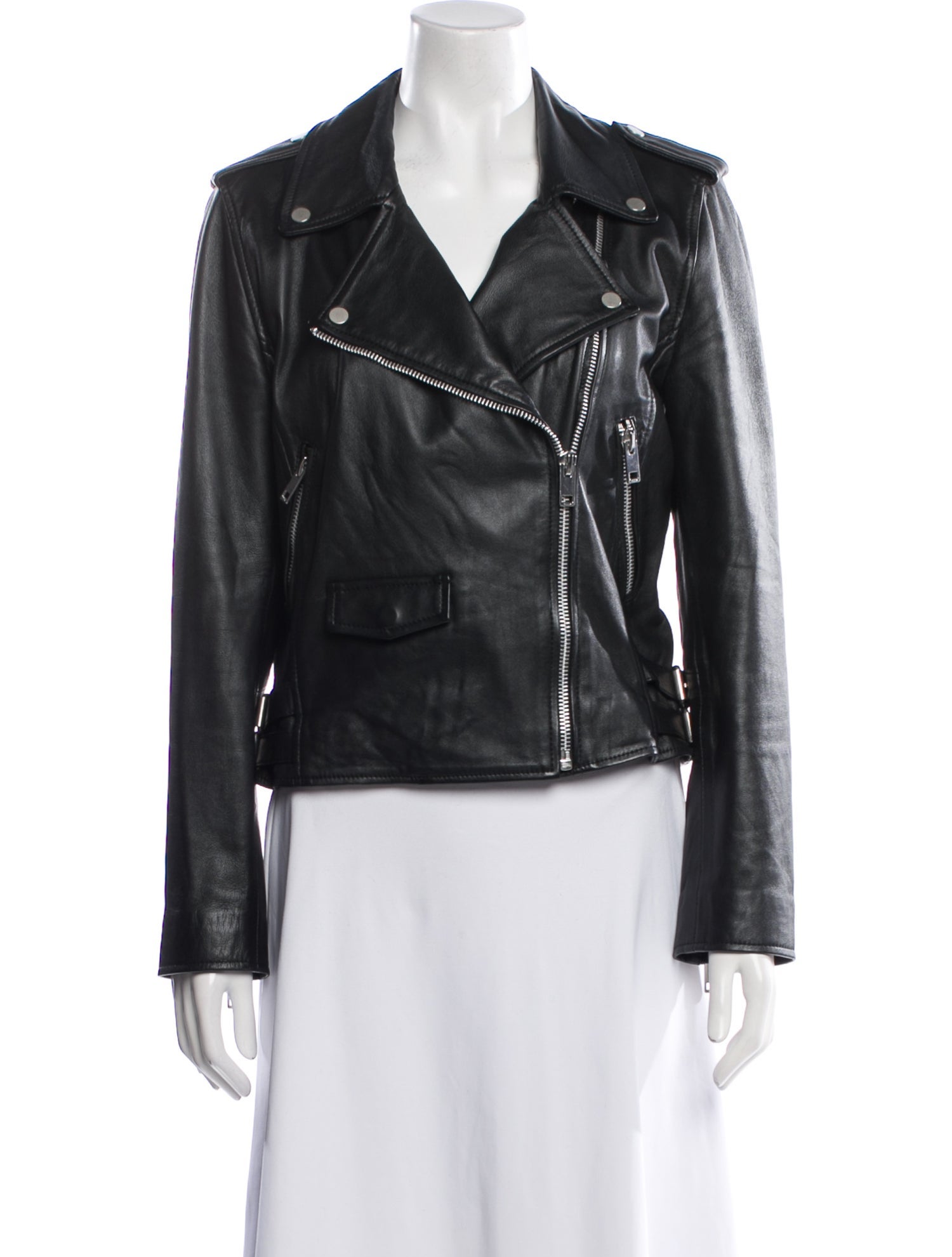 Walter Baker Lamb Leather Biker Jacket