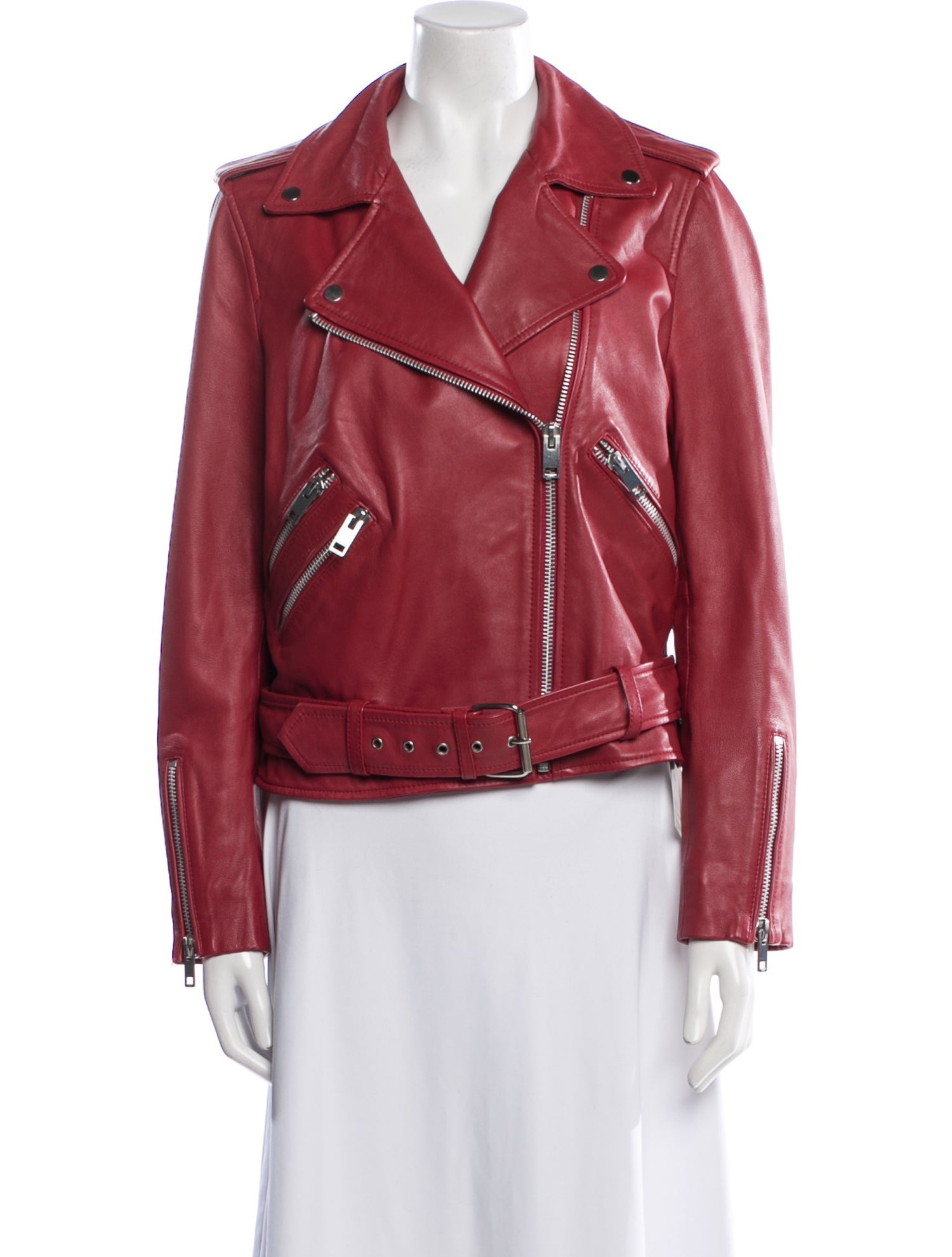 Walter Baker Lamb Leather Biker Jacket