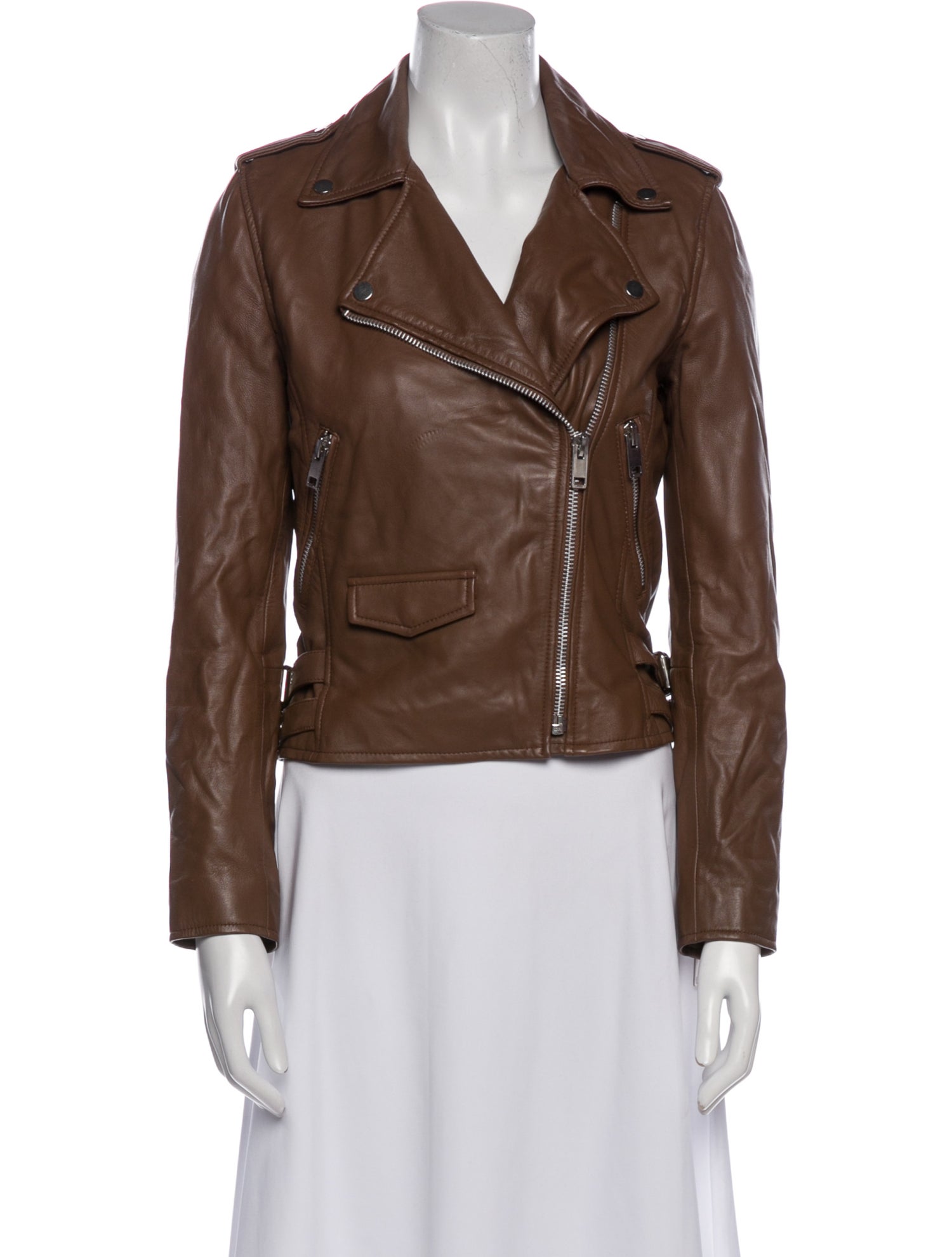 Walter Baker Lamb Leather Biker Jacket