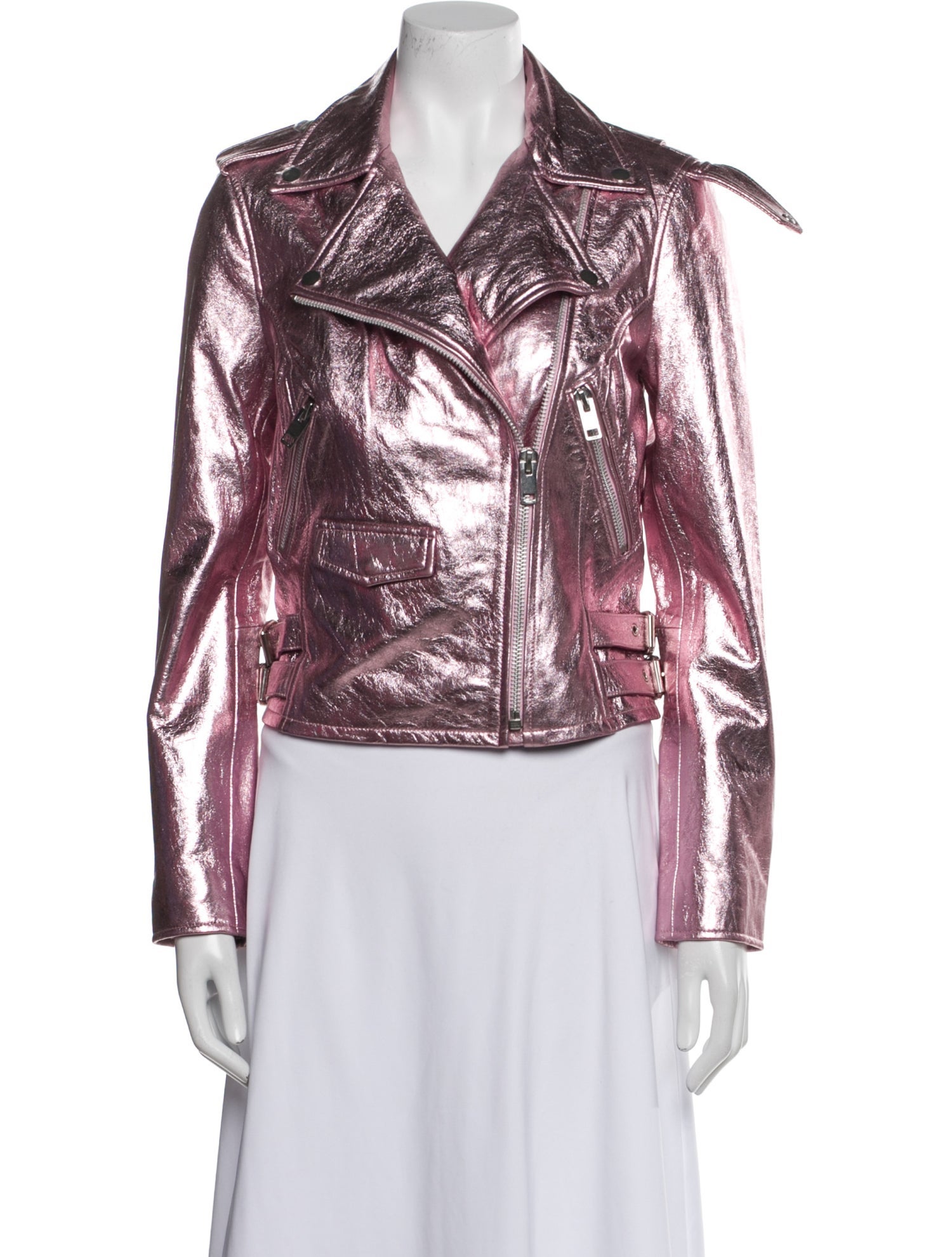 Walter Baker Lamb Leather Biker Jacket