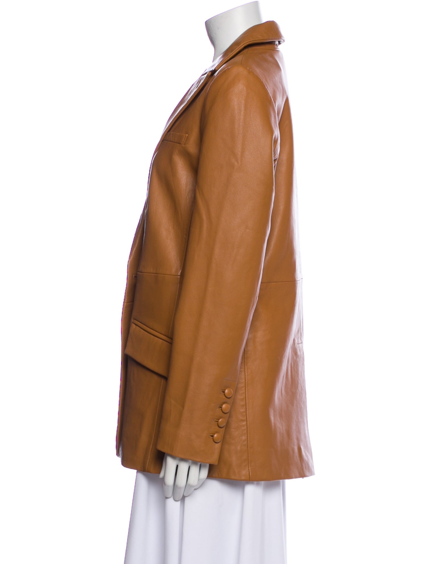 Walter Baker Lamb Leather Peacoat w/ Tags