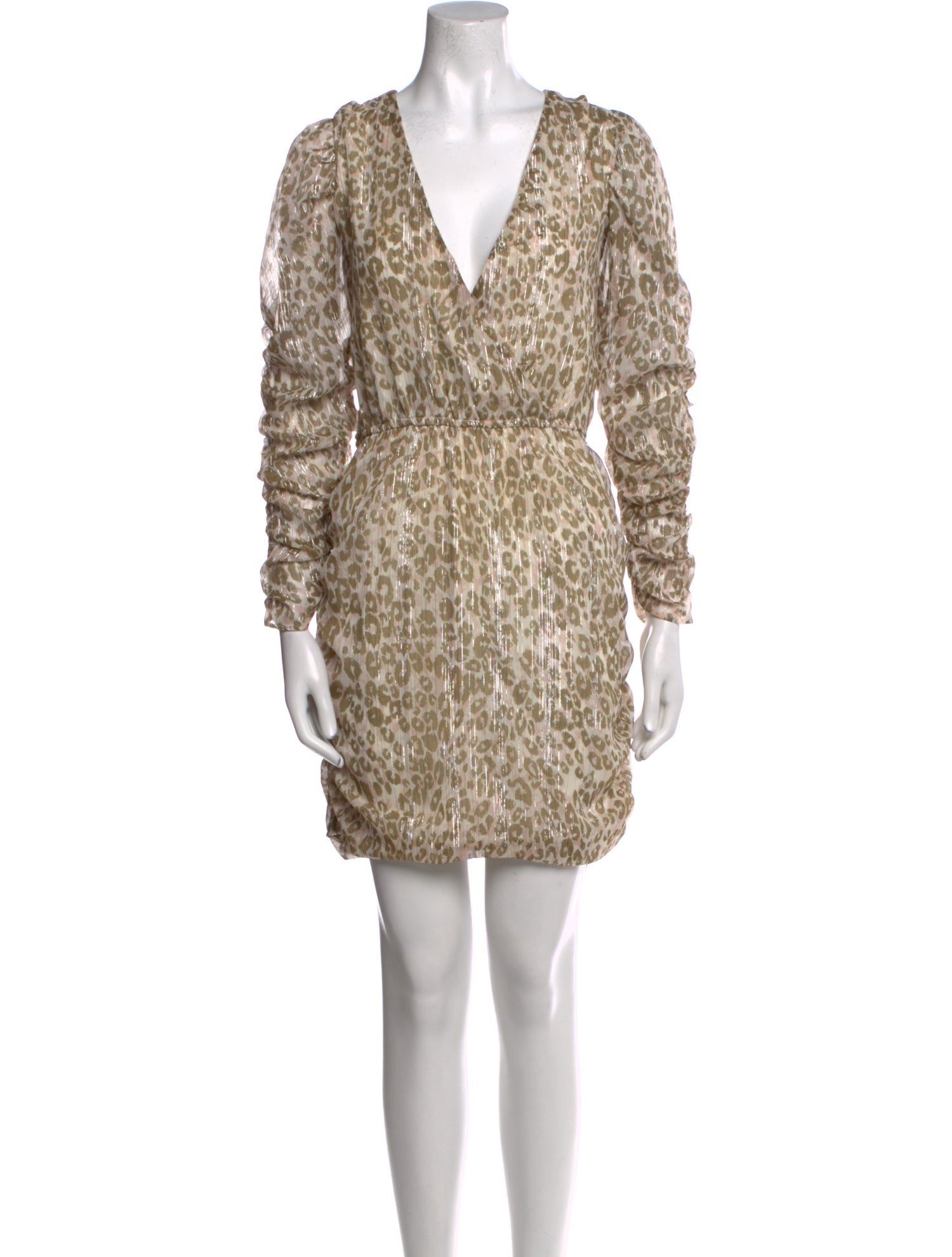 Walter Baker Animal Print Mini Dress