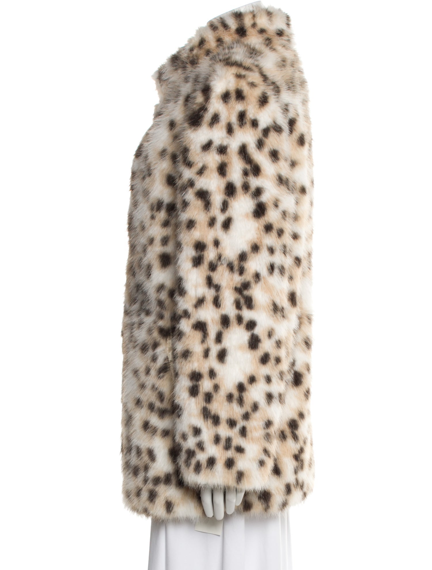 Walter Baker Animal Print Faux Fur Jacket