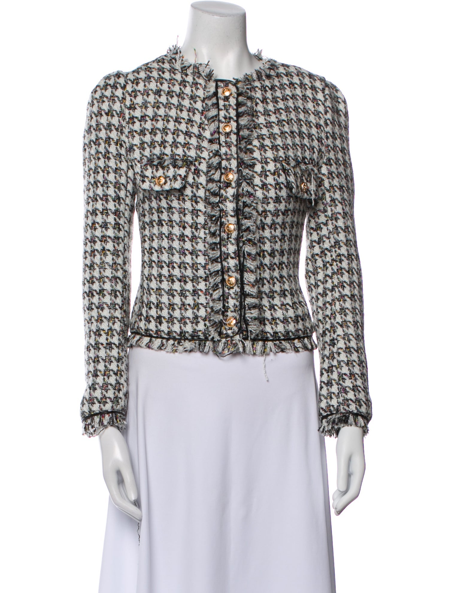 Walter Baker Tweed Pattern Evening Jacket