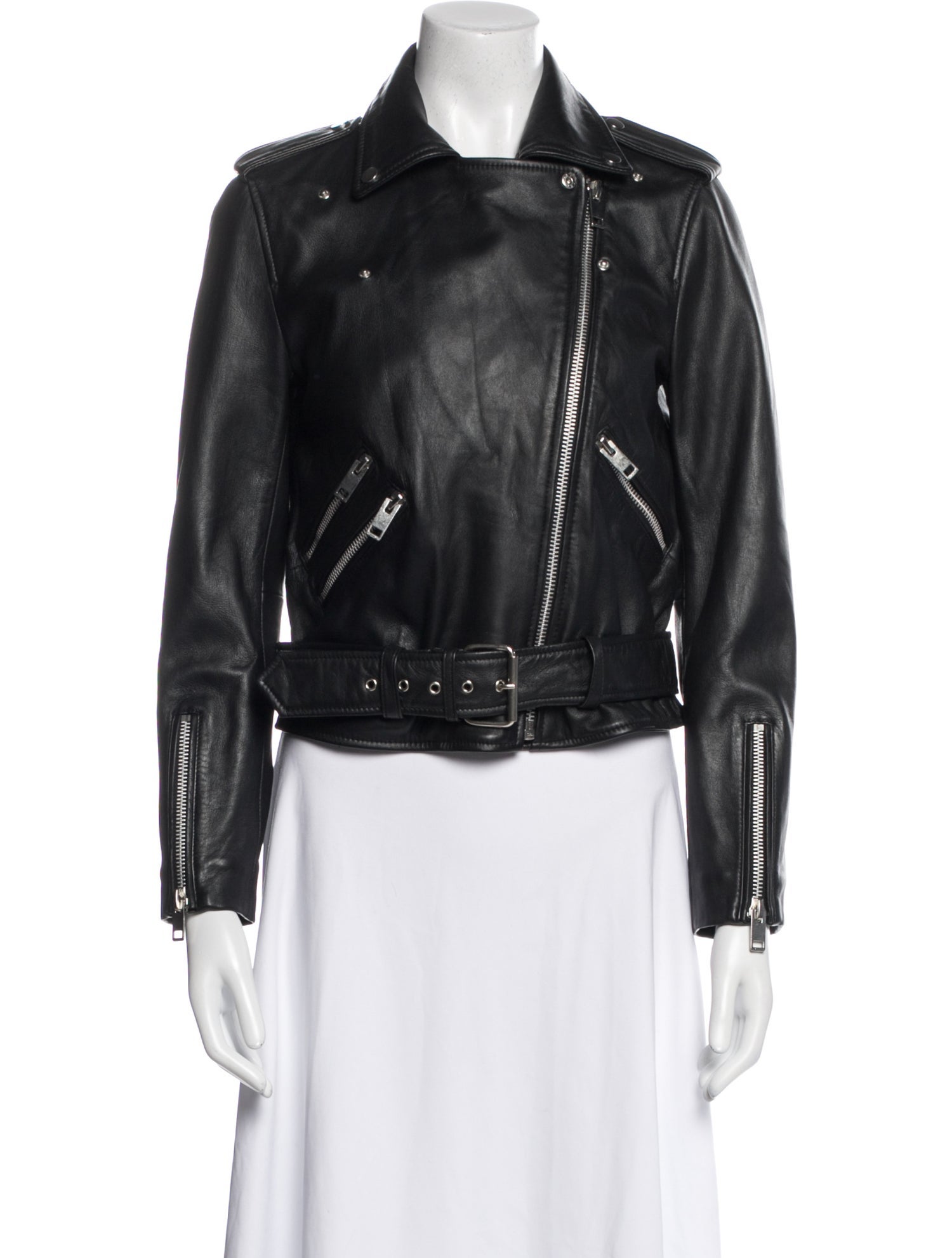 Walter Baker Lamb Leather Biker Jacket