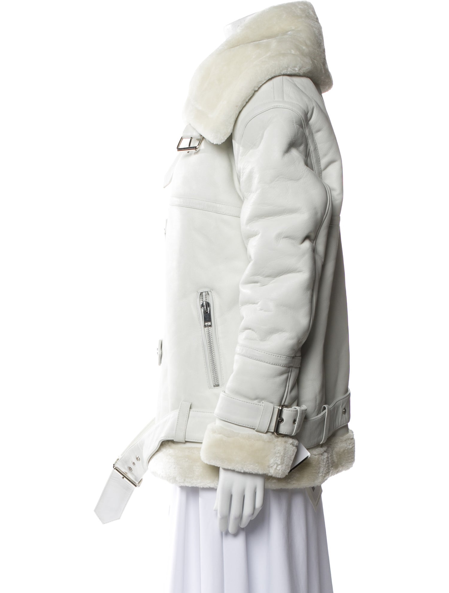 Walter Baker Lamb Leather Trench Coat