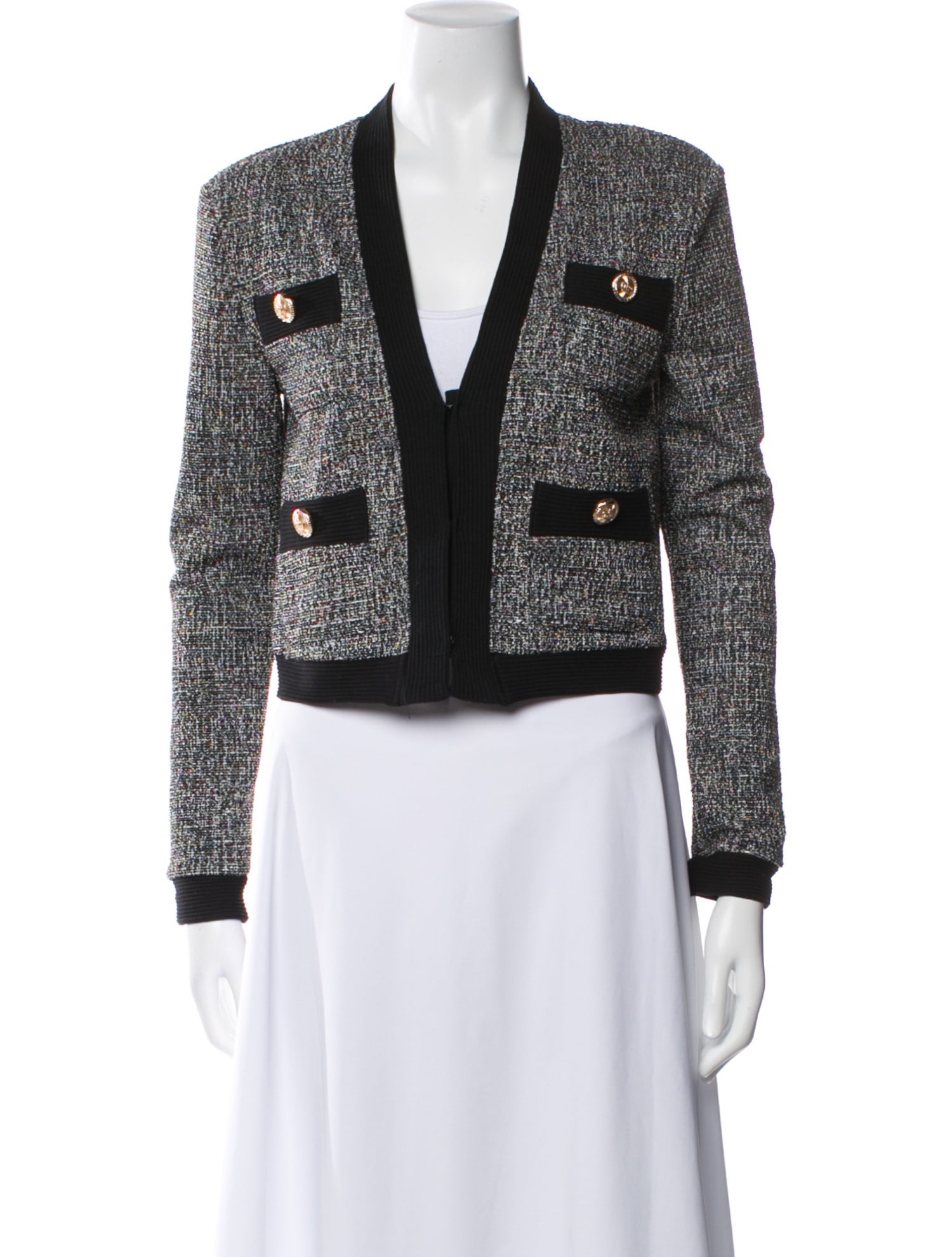 Walter Baker Tweed Pattern Blazer