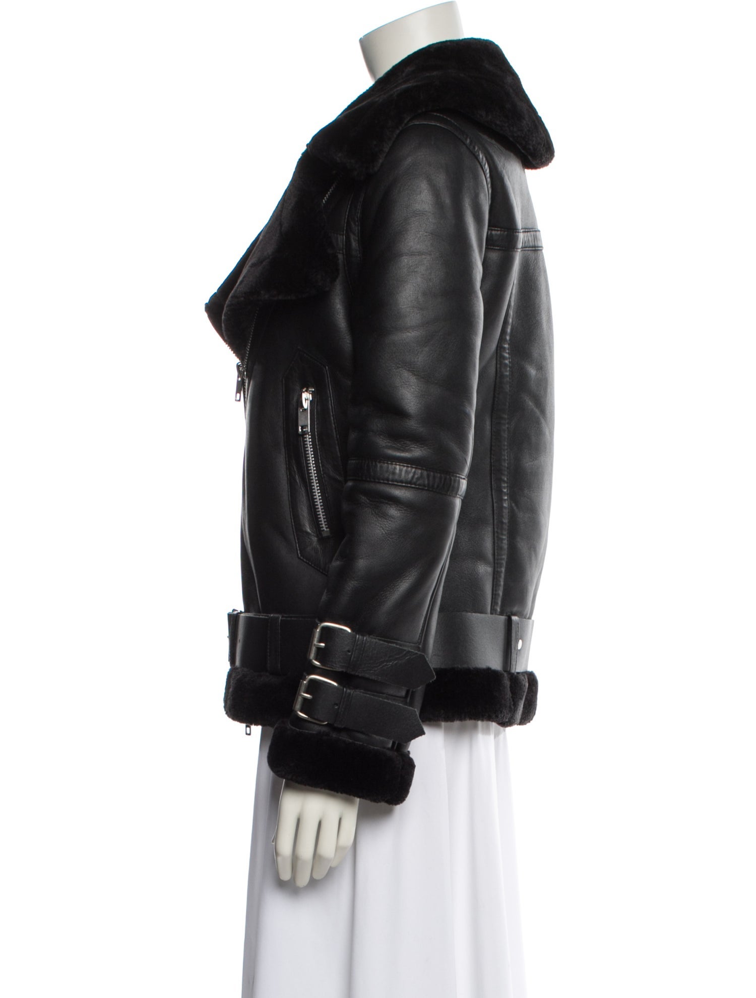 Walter Baker Lamb Leather Biker Jacket