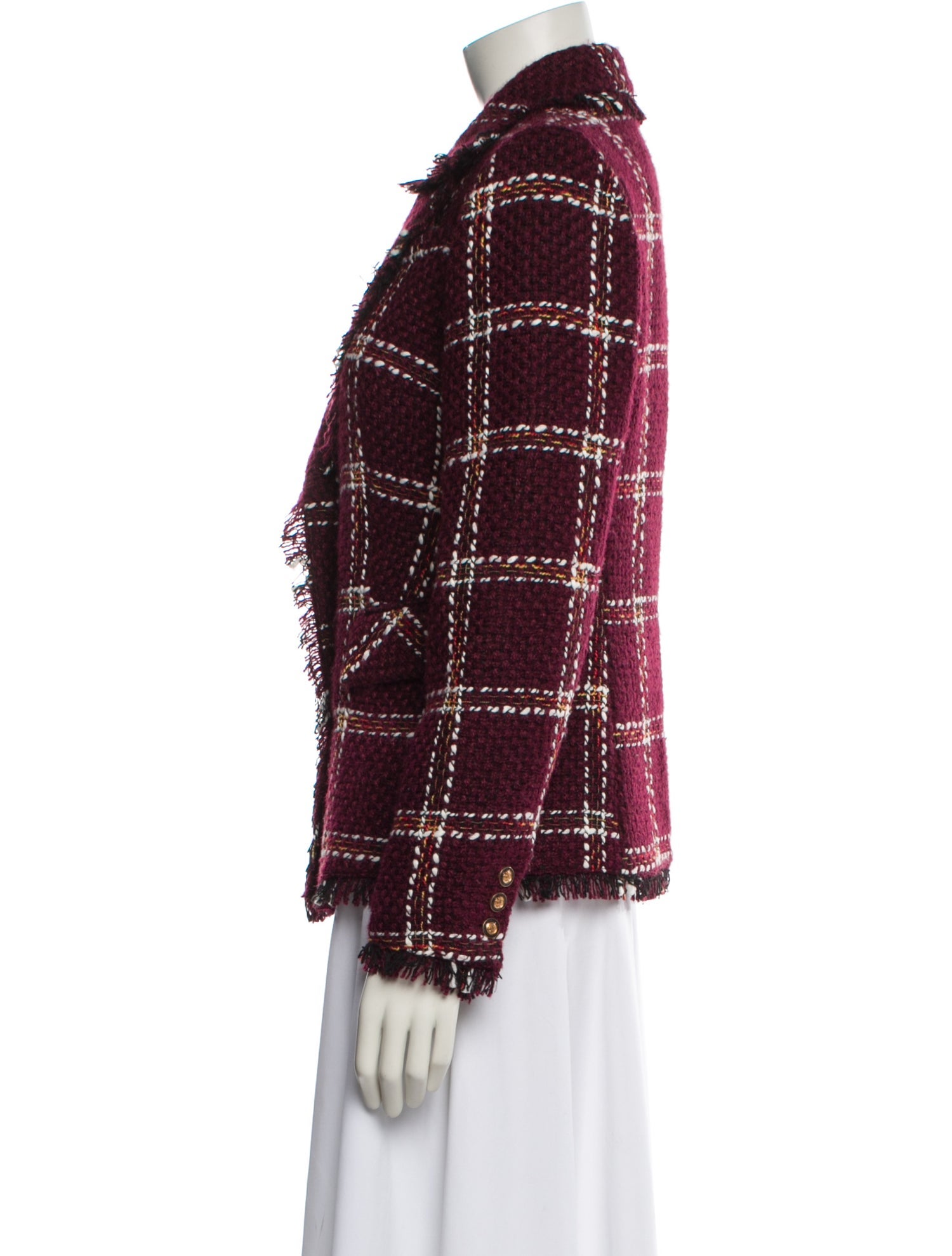 Walter Baker Plaid Print Blazer