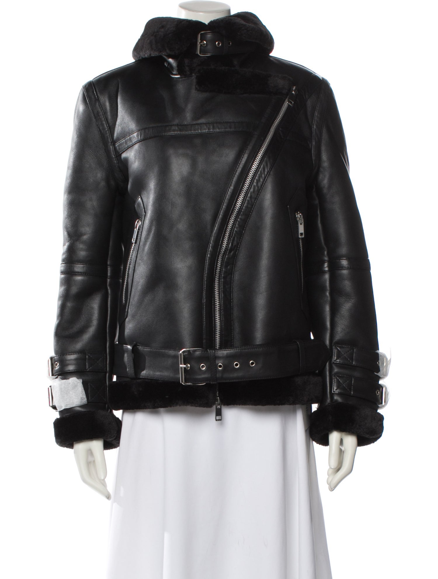 Walter Baker Lamb Leather Biker Jacket w/ Tags