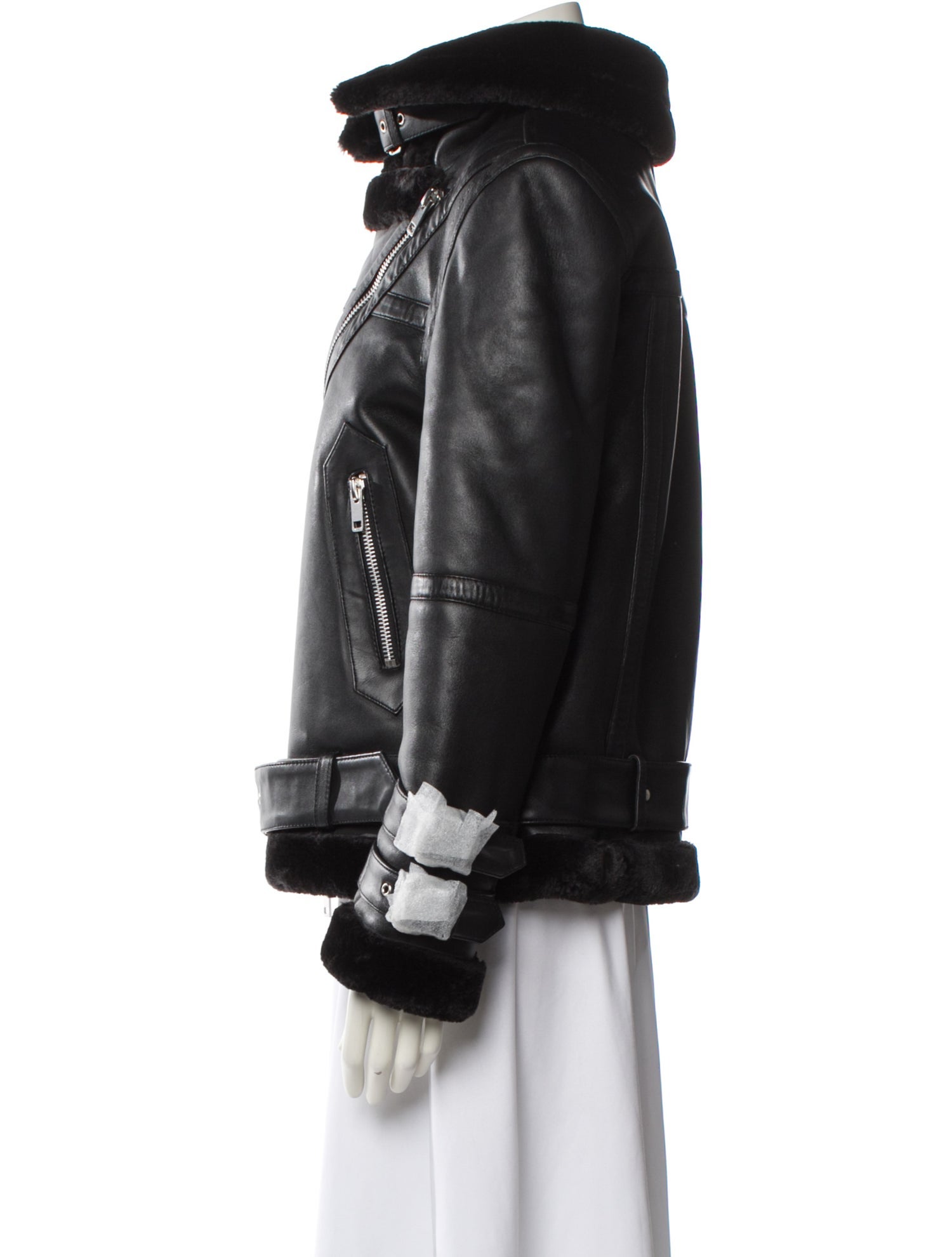 Walter Baker Lamb Leather Biker Jacket w/ Tags