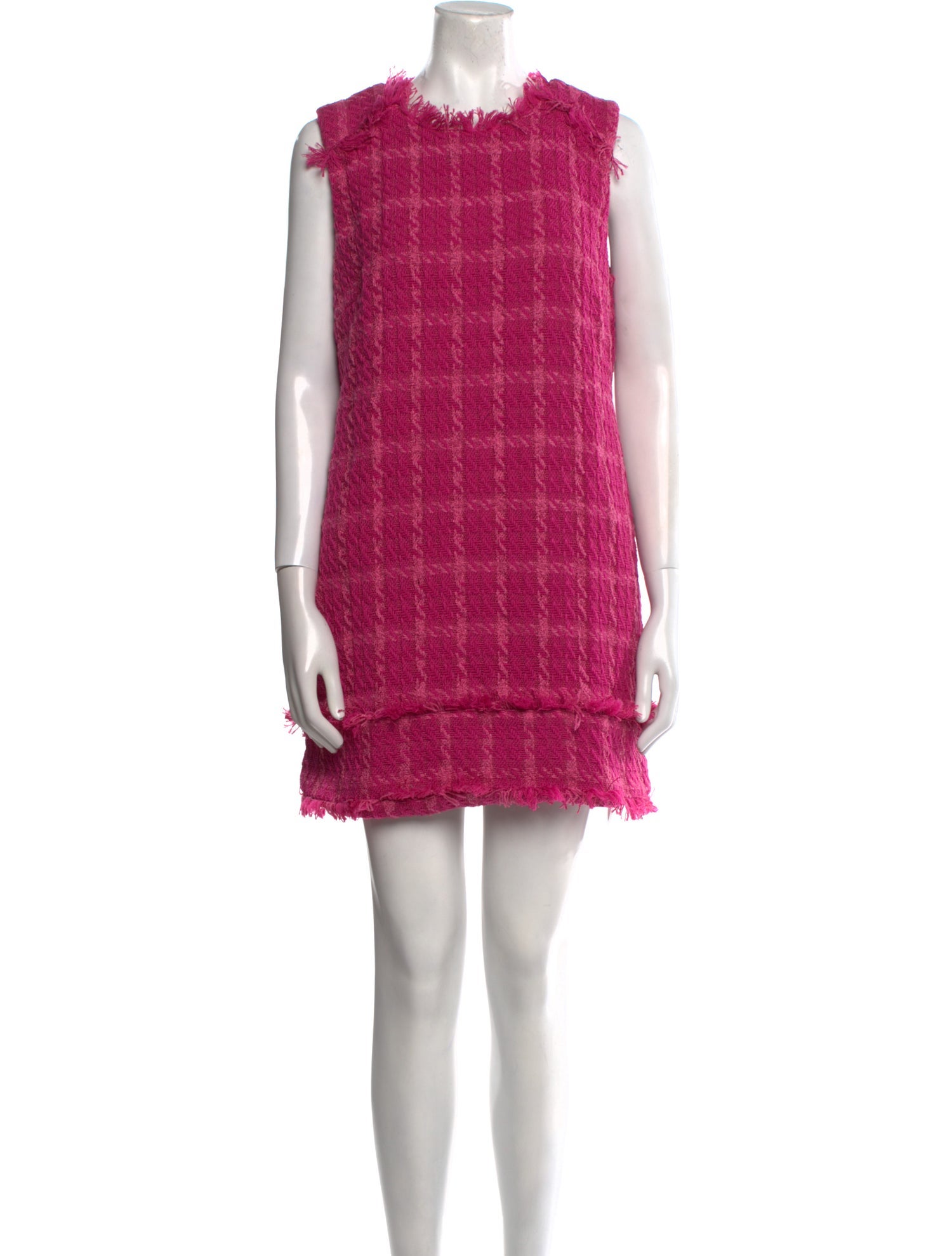Walter Baker Plaid Print Mini Dress