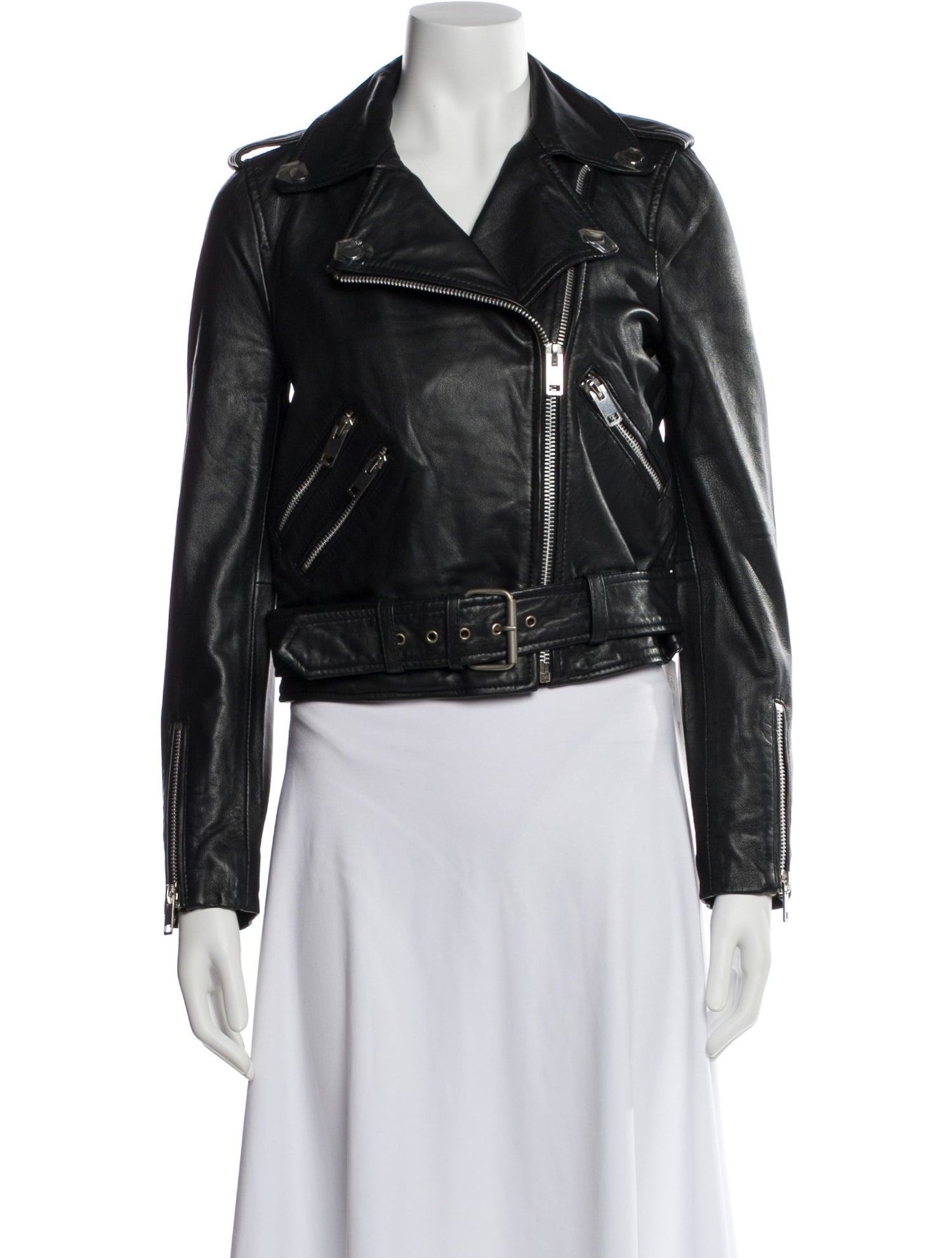 Walter Baker Lamb Leather Biker Jacket w/ Tags
