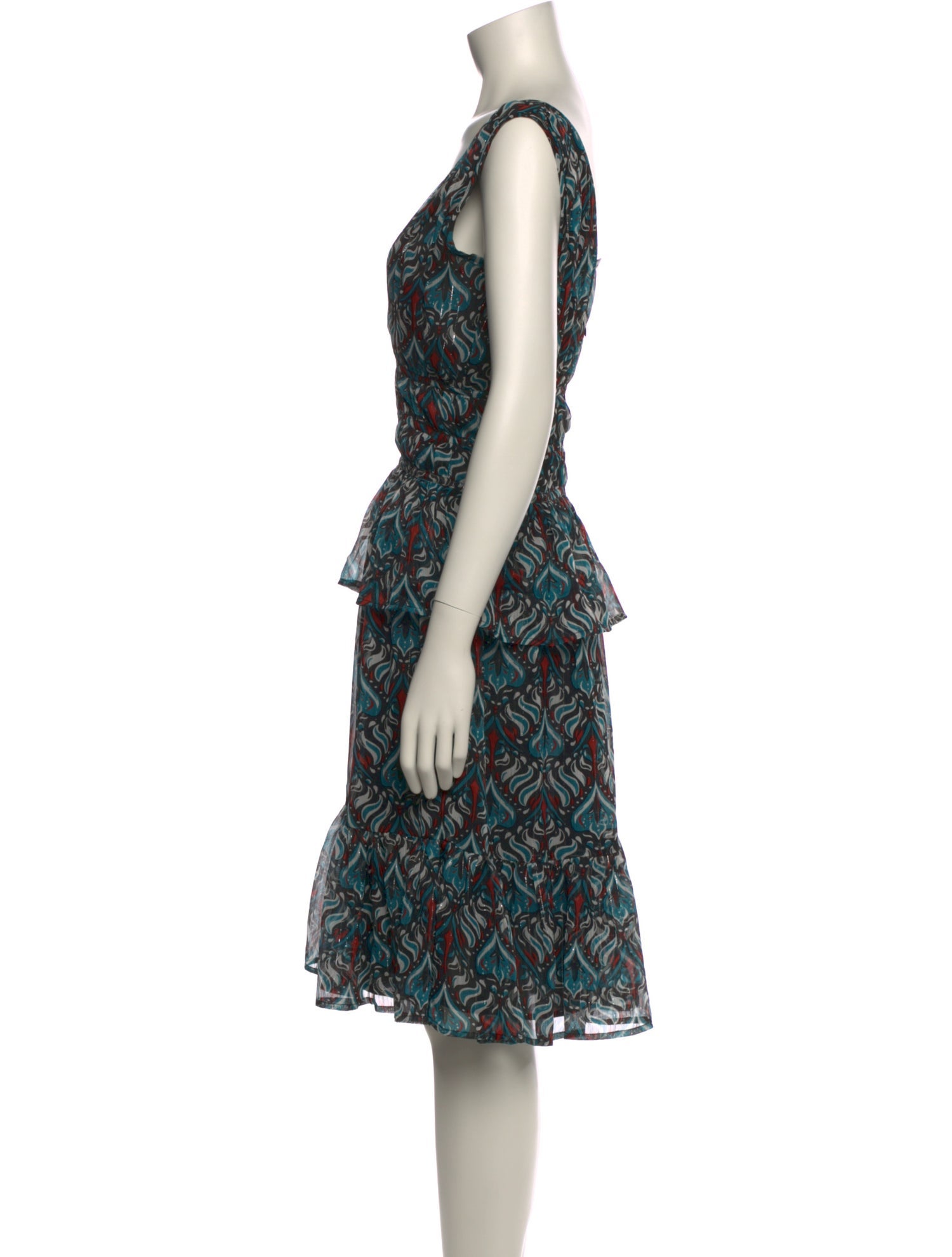 Walter Baker Printed Knee-Length Dress