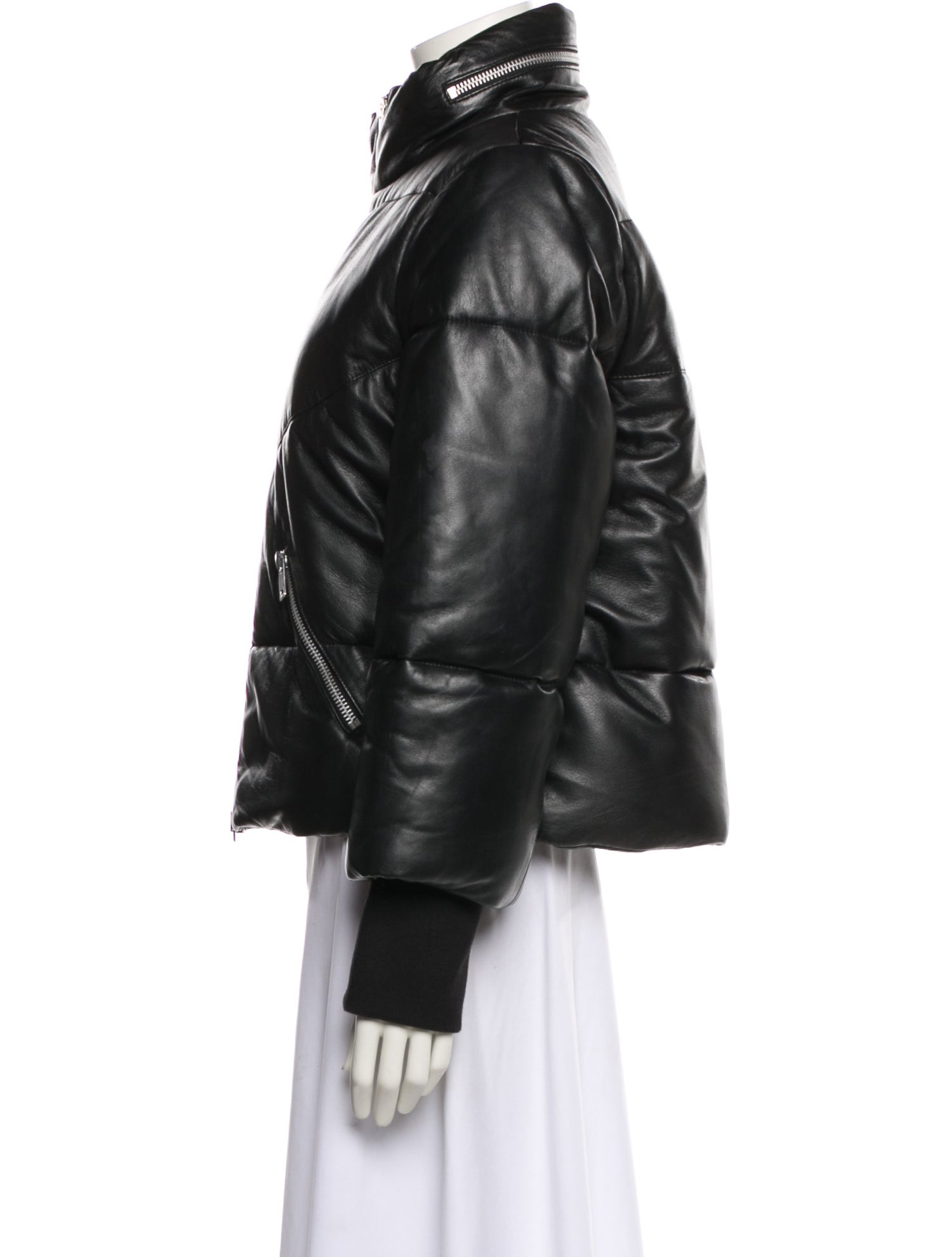 Walter Baker Lamb Leather Bomber Jacket