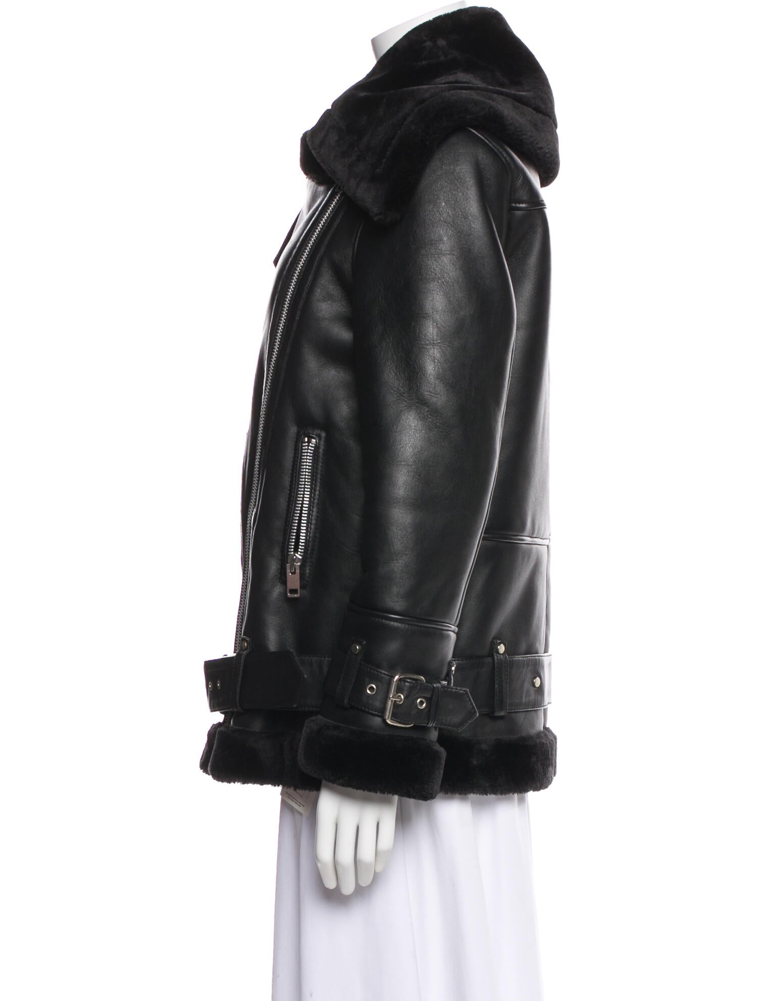 Walter Baker Lamb Leather Biker Jacket