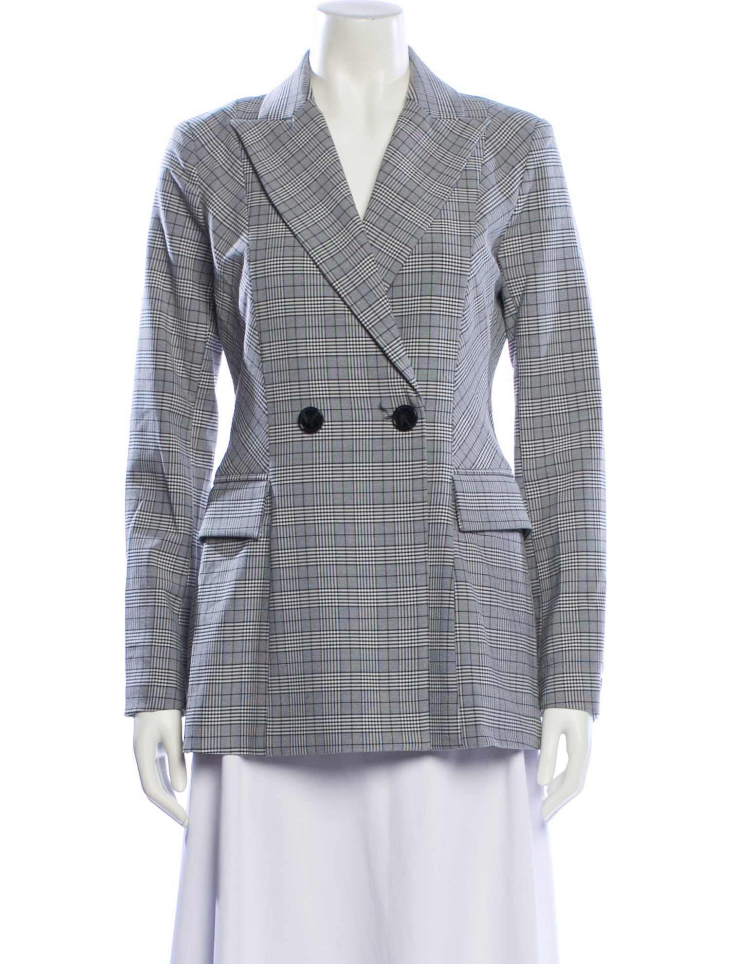 Walter Baker Plaid Print Blazer