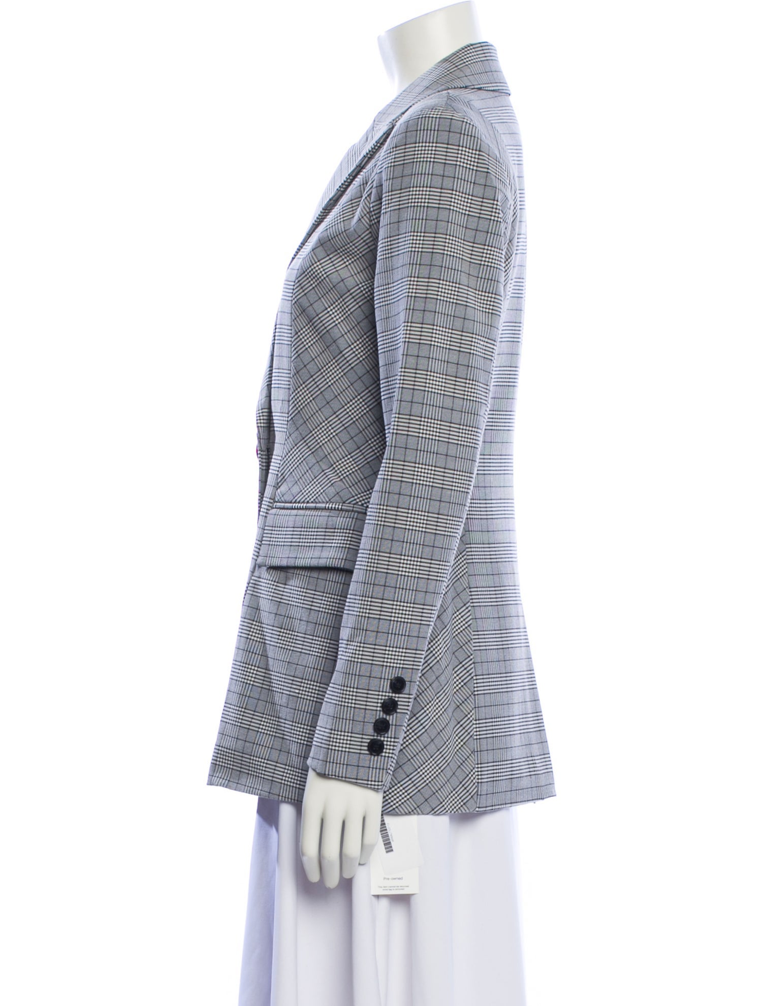 Walter Baker Plaid Print Blazer