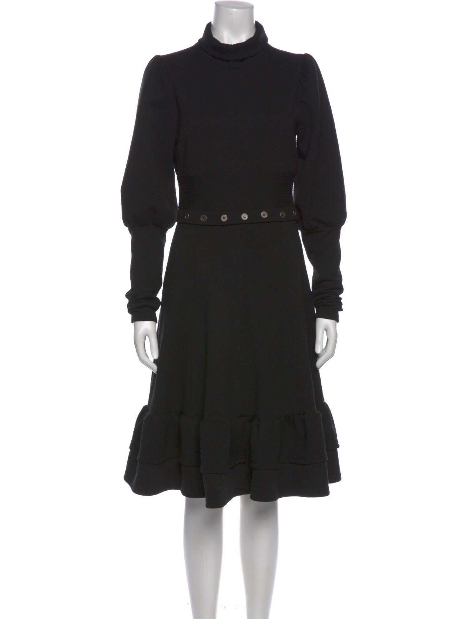 Walter Baker Turtleneck Midi Length Dress