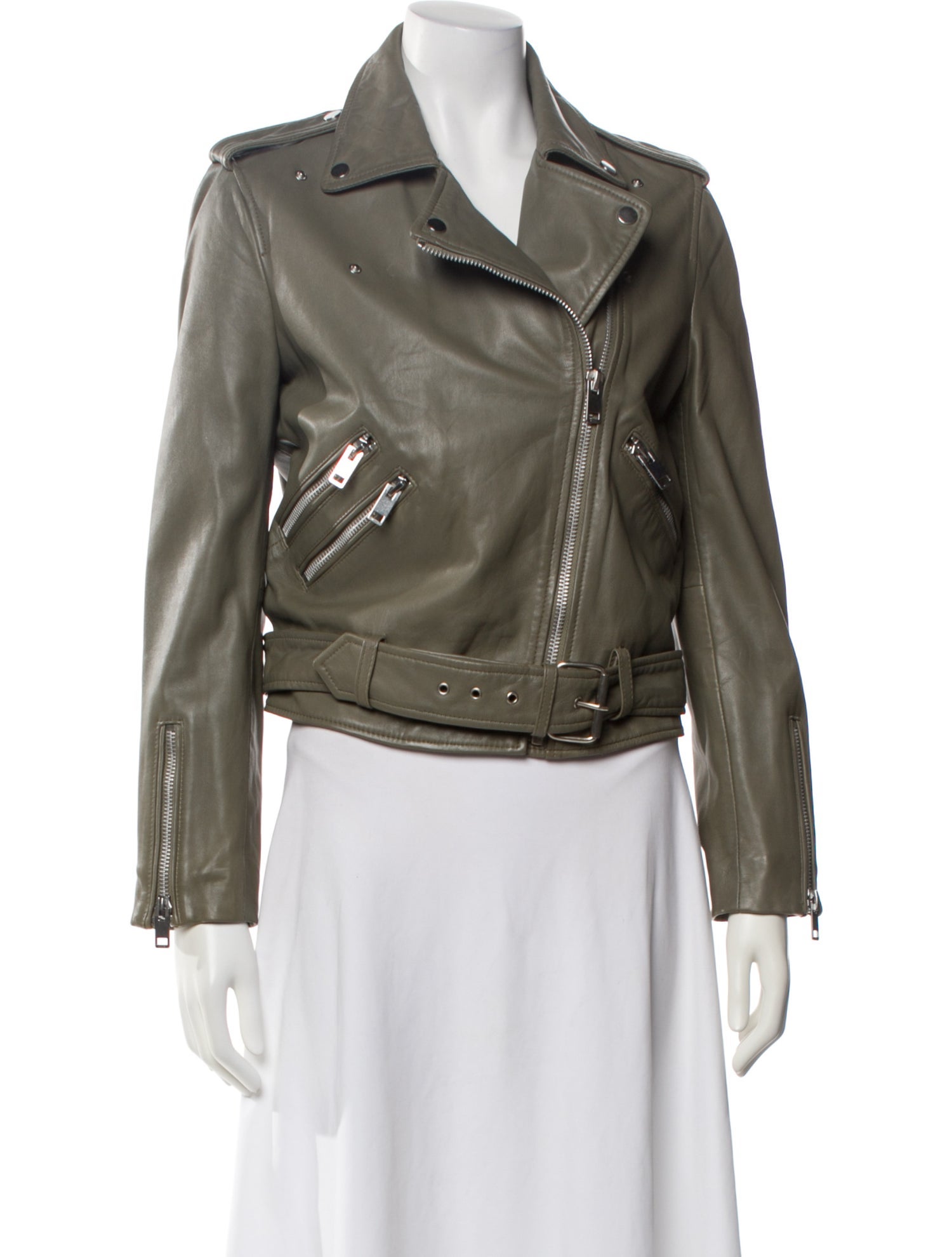Walter Baker Lamb Leather Biker Jacket