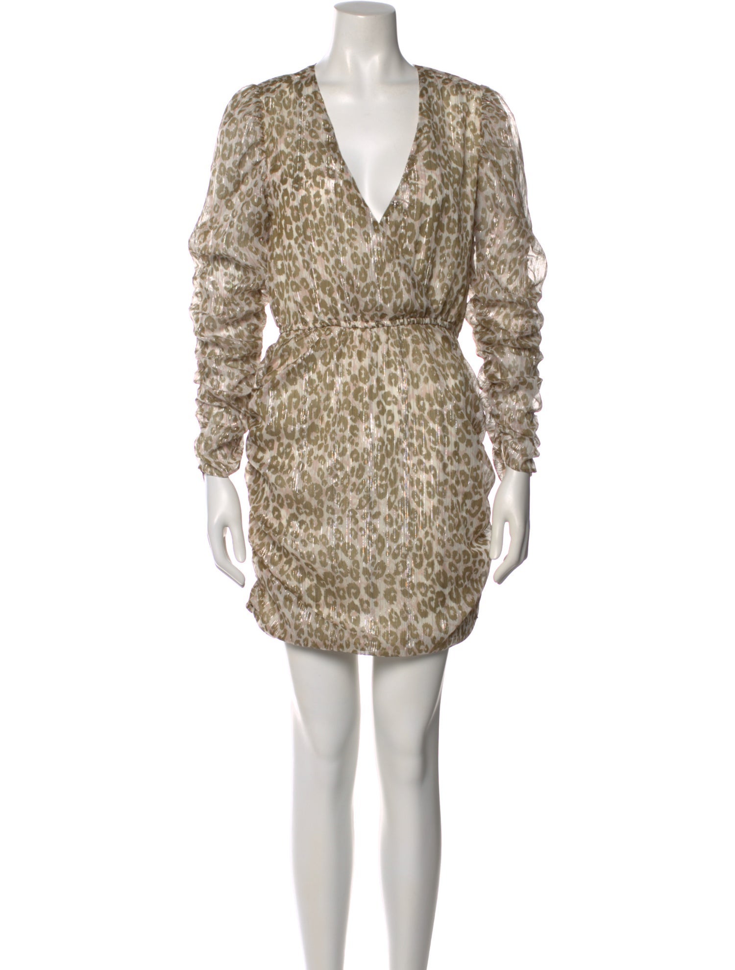 Walter Baker Animal Print Mini Dress