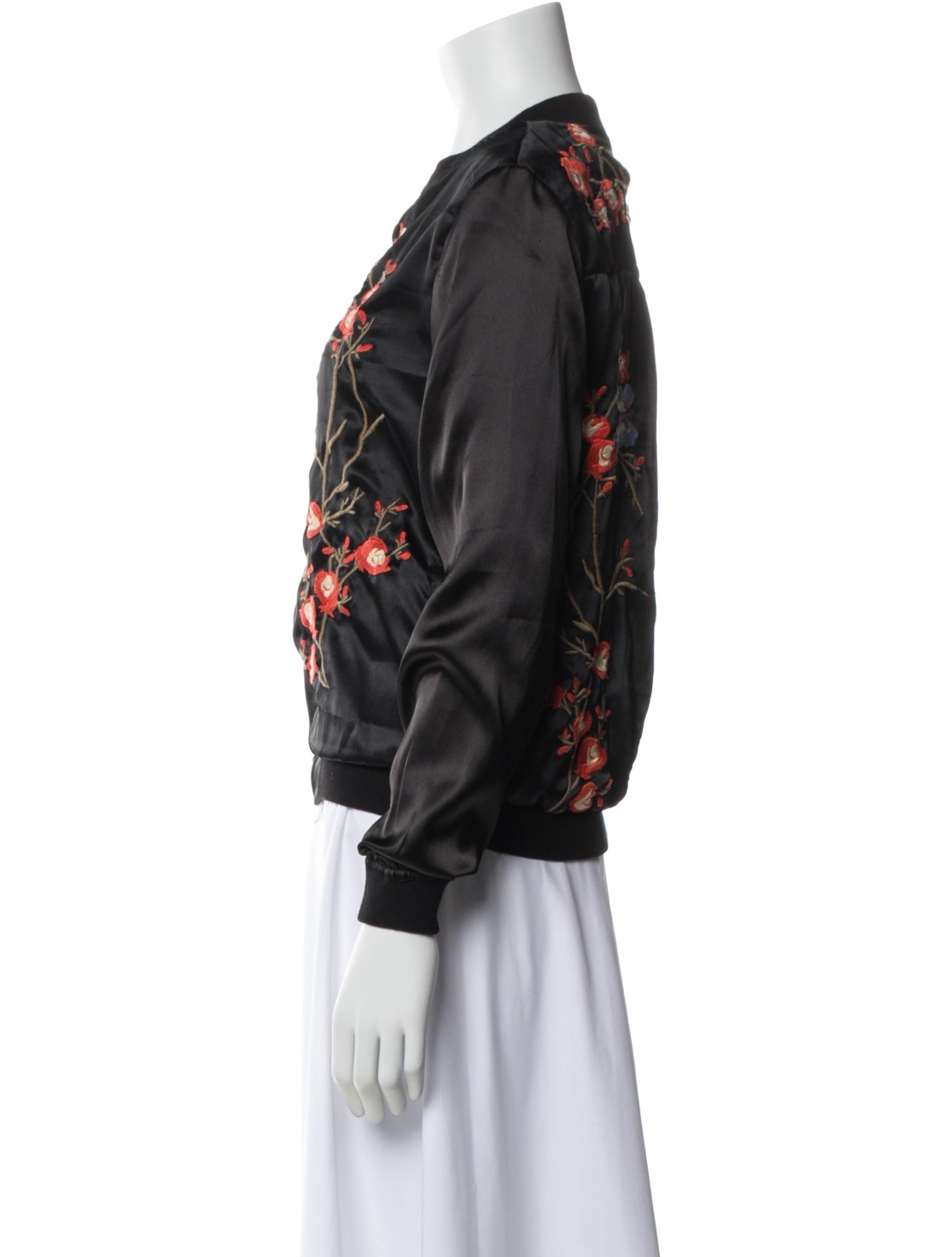 Walter Baker Floral Print Bomber Jacket