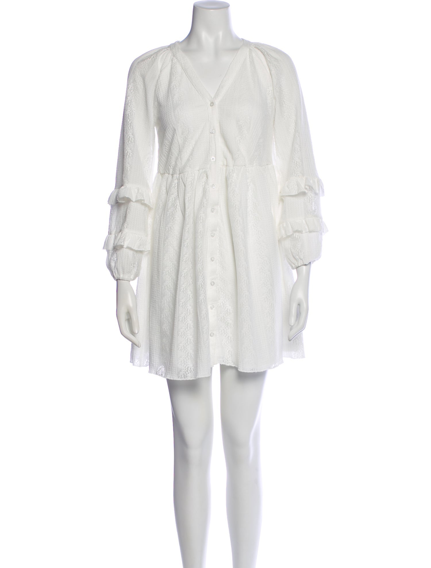 Walter Baker V-Neck Mini Dress