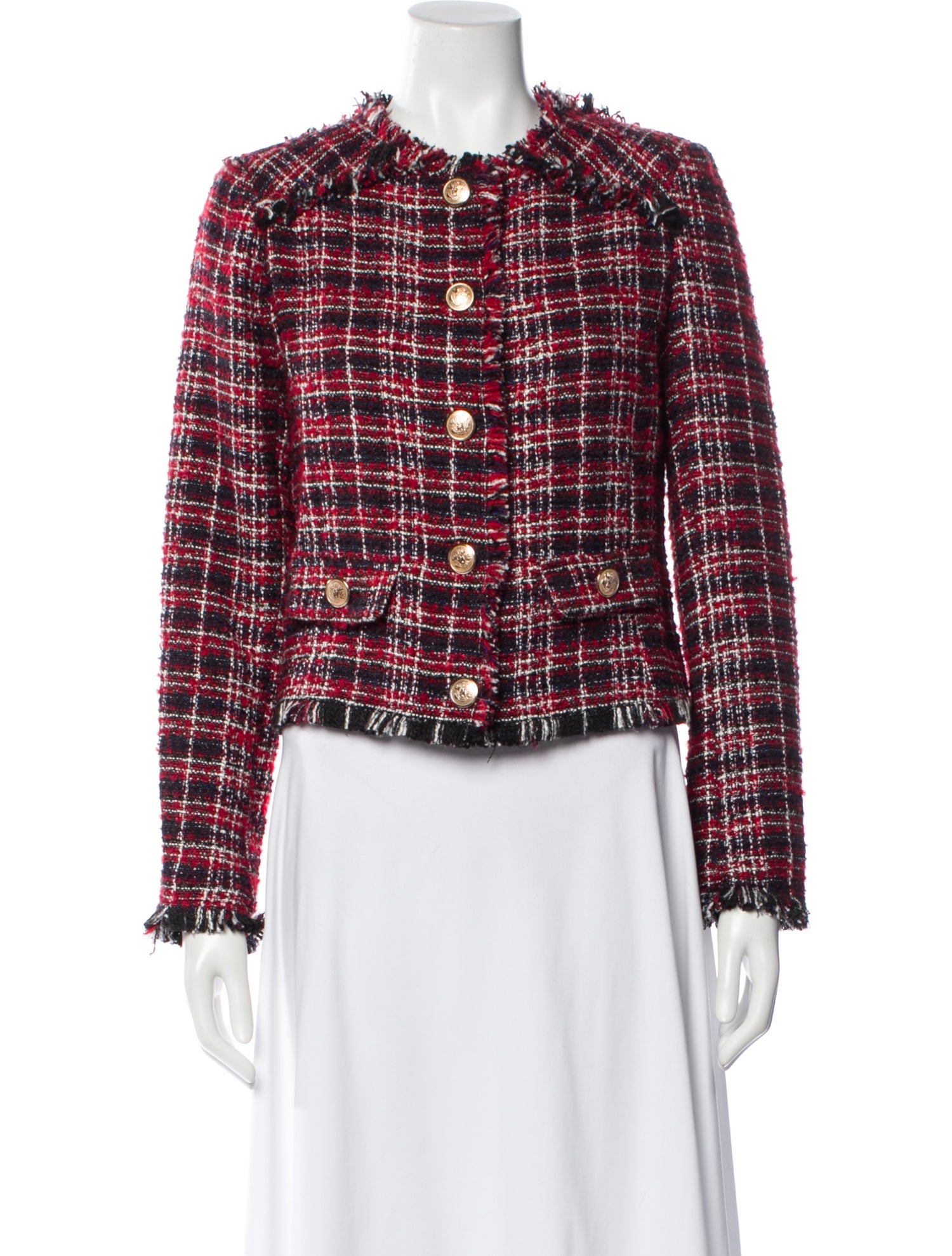 Walter Baker Tweed Pattern Evening Jacket w/ Tags