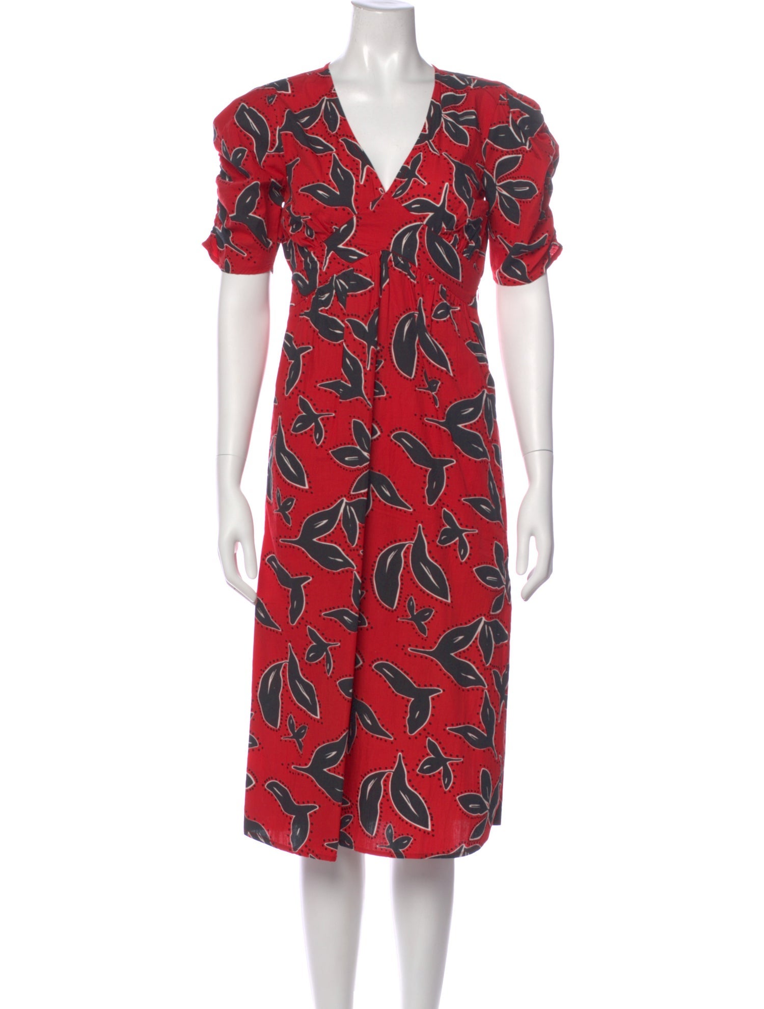 Walter Baker Printed Midi Length Dress
