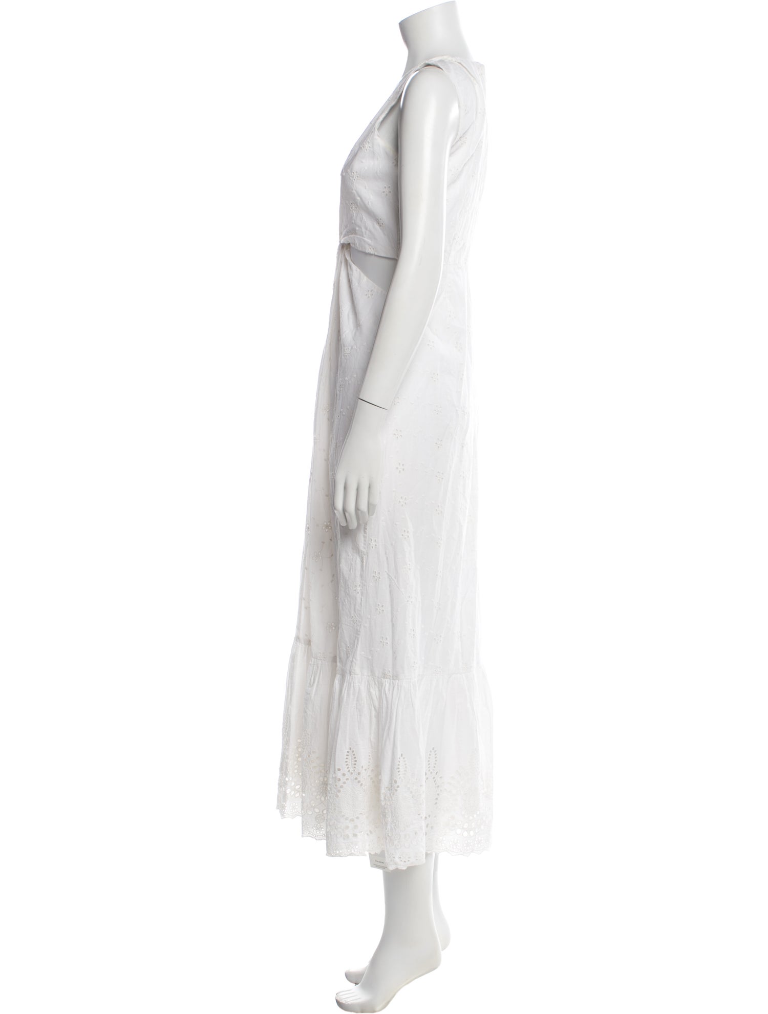 Walter Baker V-Neck Long Dress