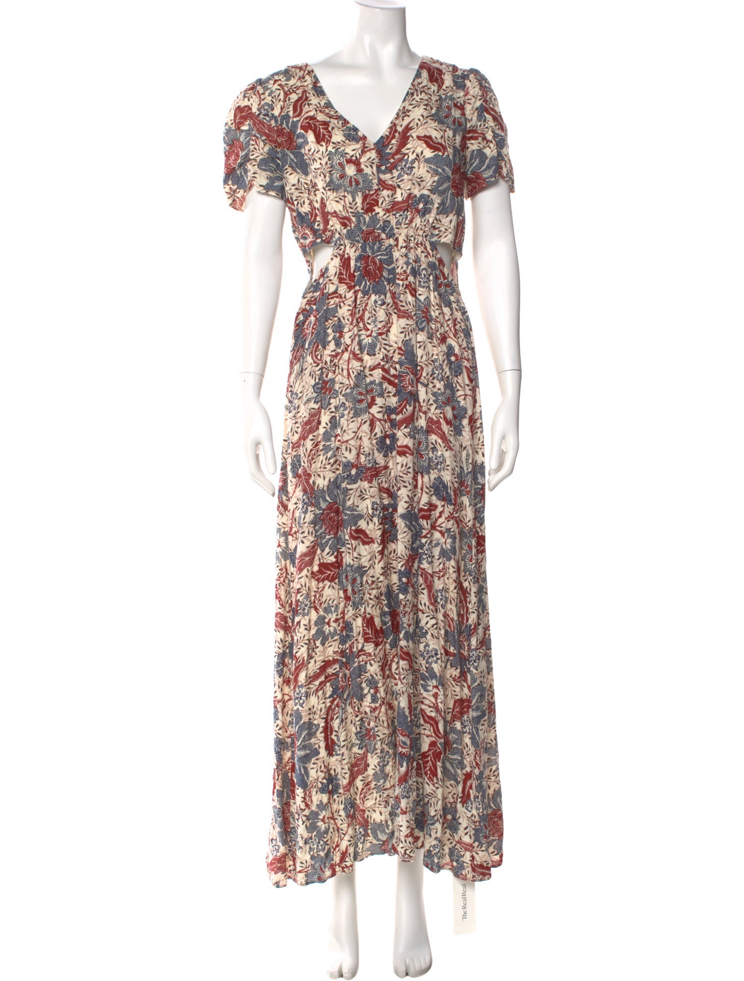 Walter Baker Floral Print Long Dress