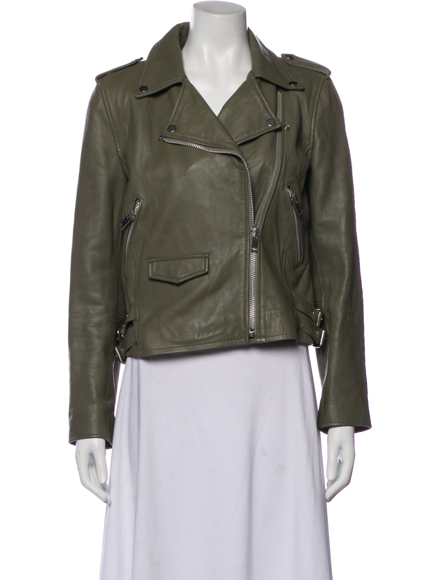 Walter Baker Lamb Leather Biker Jacket