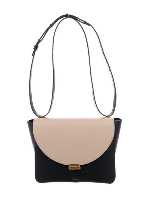 Wandler Leather Colorblock Crossbody Bag Black