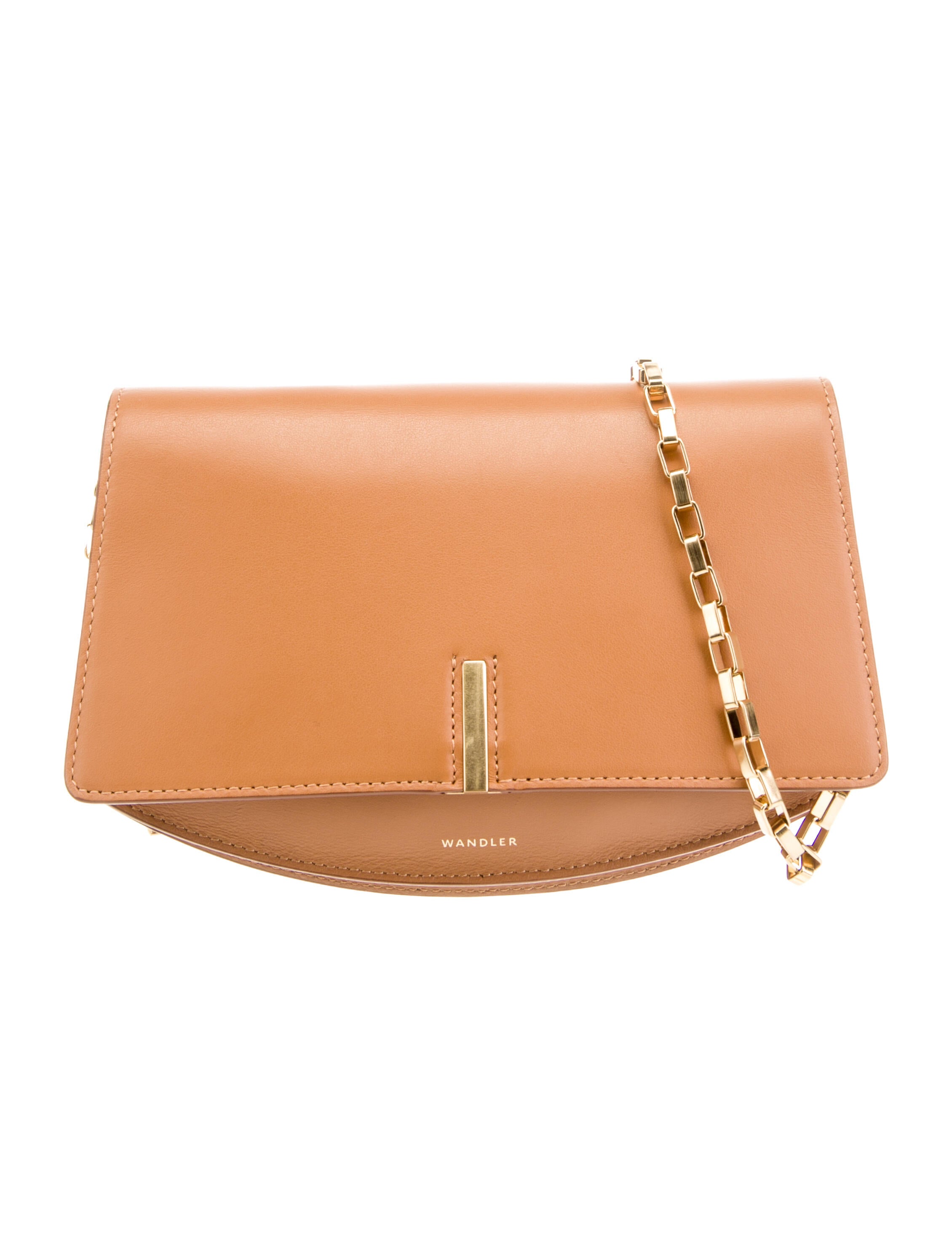 Loeffler Randall Iridescent Leather Crossbody Bag Silver Crossbody