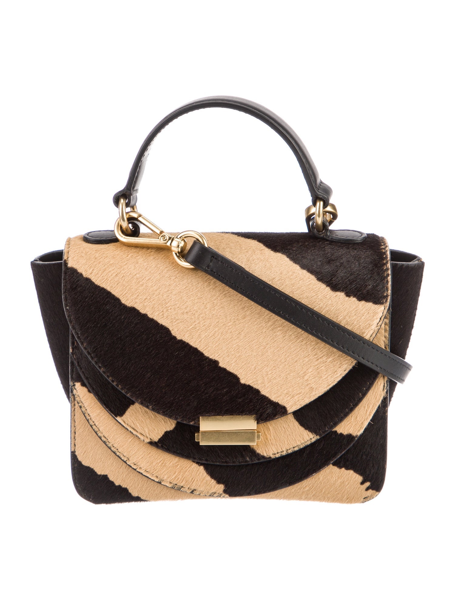 WANDLER Pony Hair Mini Bag Neutrals Mini Bags, Handbags WWAND22520