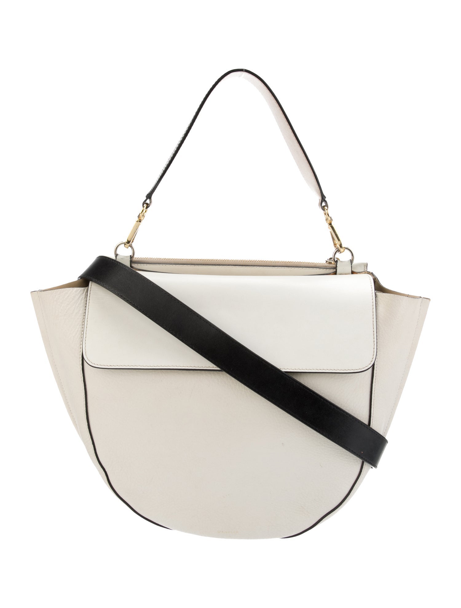 WANDLER Leather Shoulder Bag - Neutrals Shoulder Bags, Handbags ...